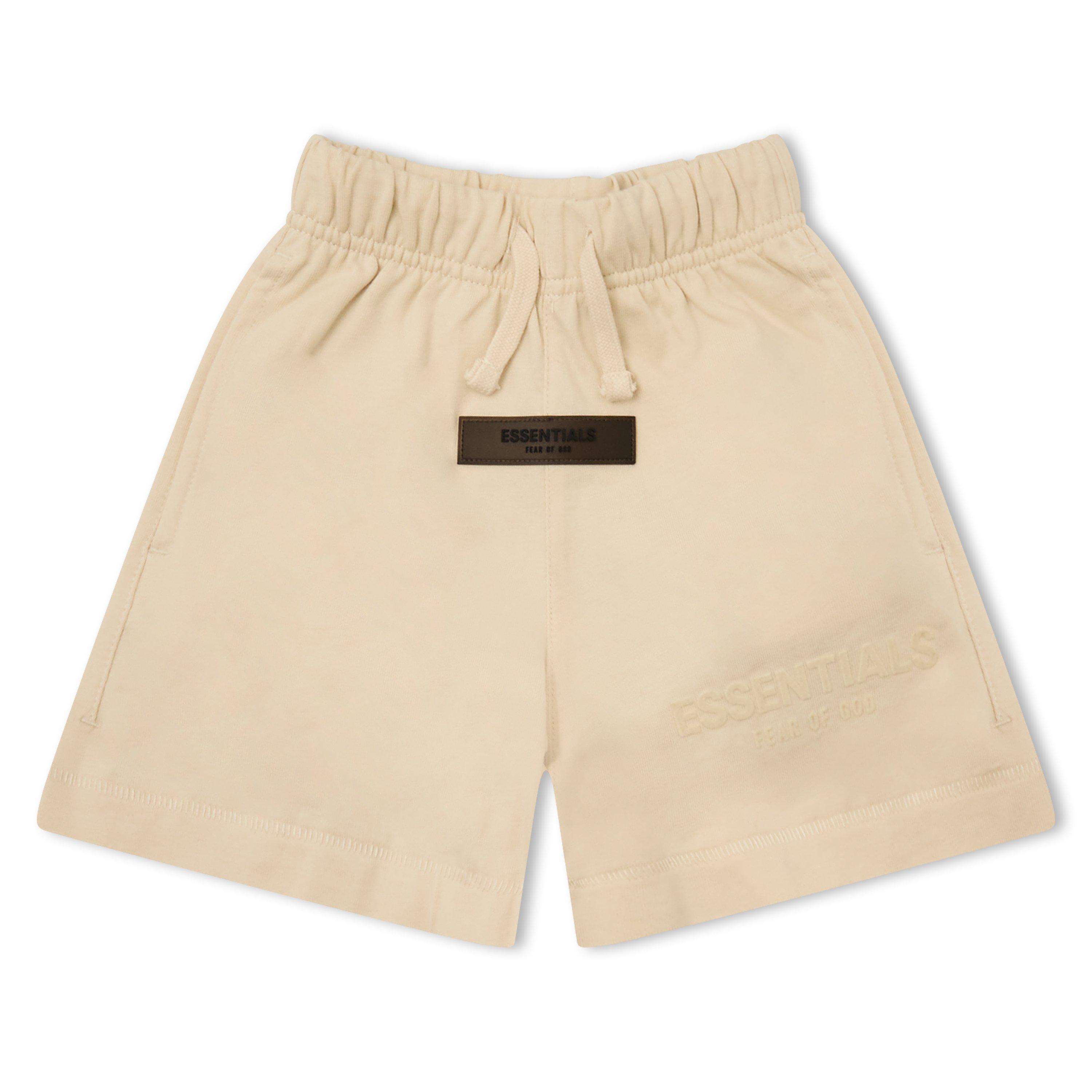Egg Shell - Fear Of God Essentials - Unisex Kids' Fleece Jogger Shorts - 1