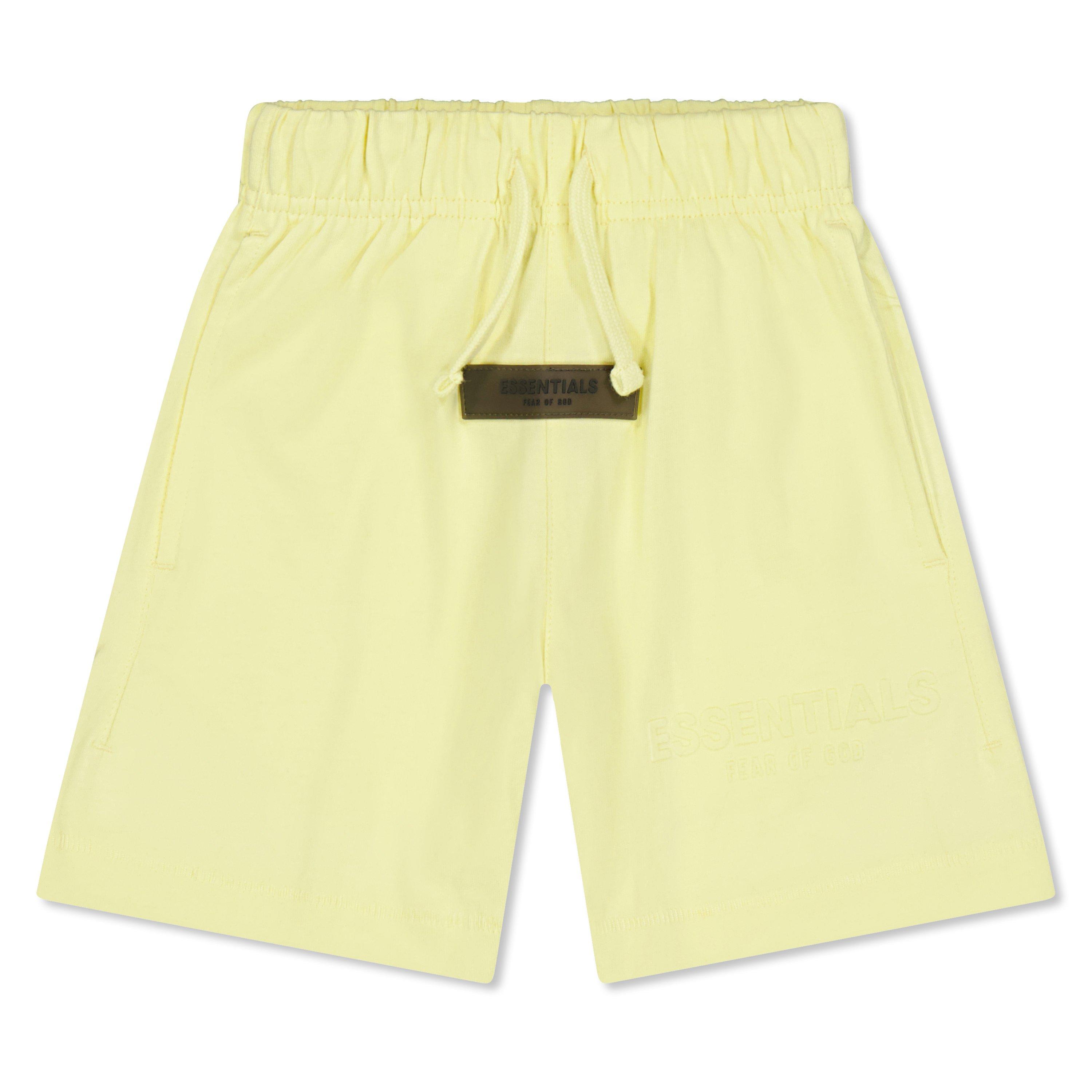 Fear Of God Essentials  Kids ' Fleece Jogger Shorts - Canary - 8 Yrs