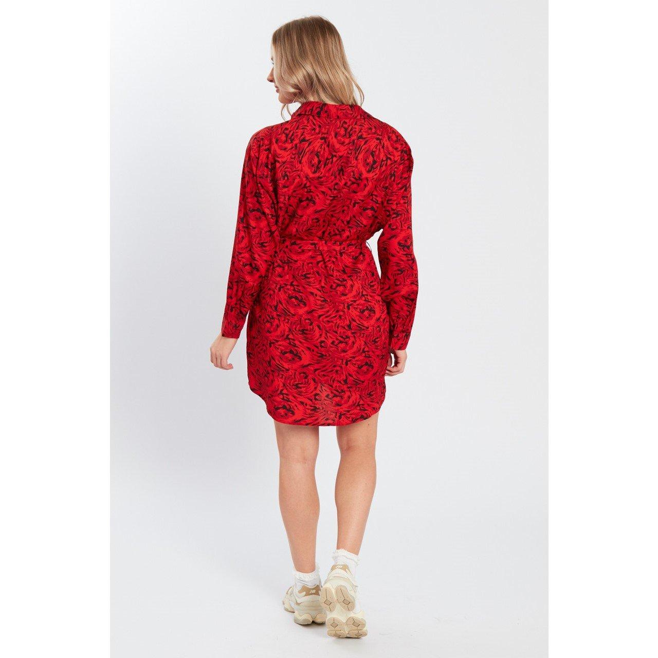 Red - Wednesday Girls - Women's Long-Sleeve Dress Shirt - 2