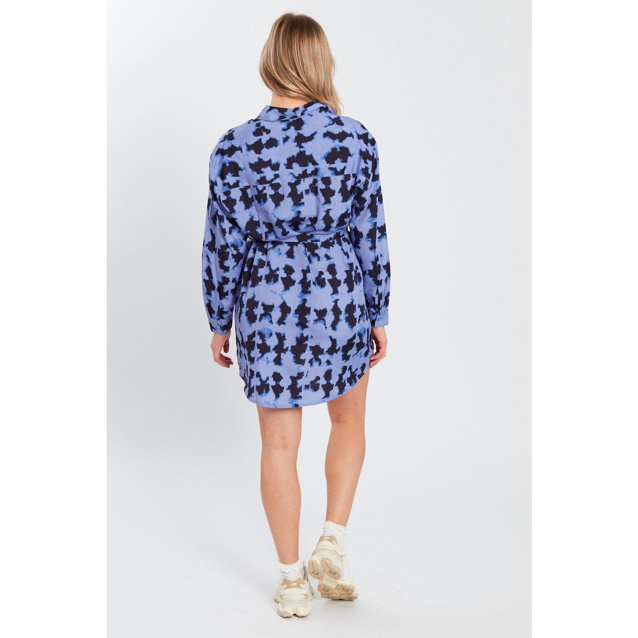 Blå - Wednesday Girls - Long-Sleeve Dress Shirt - 2