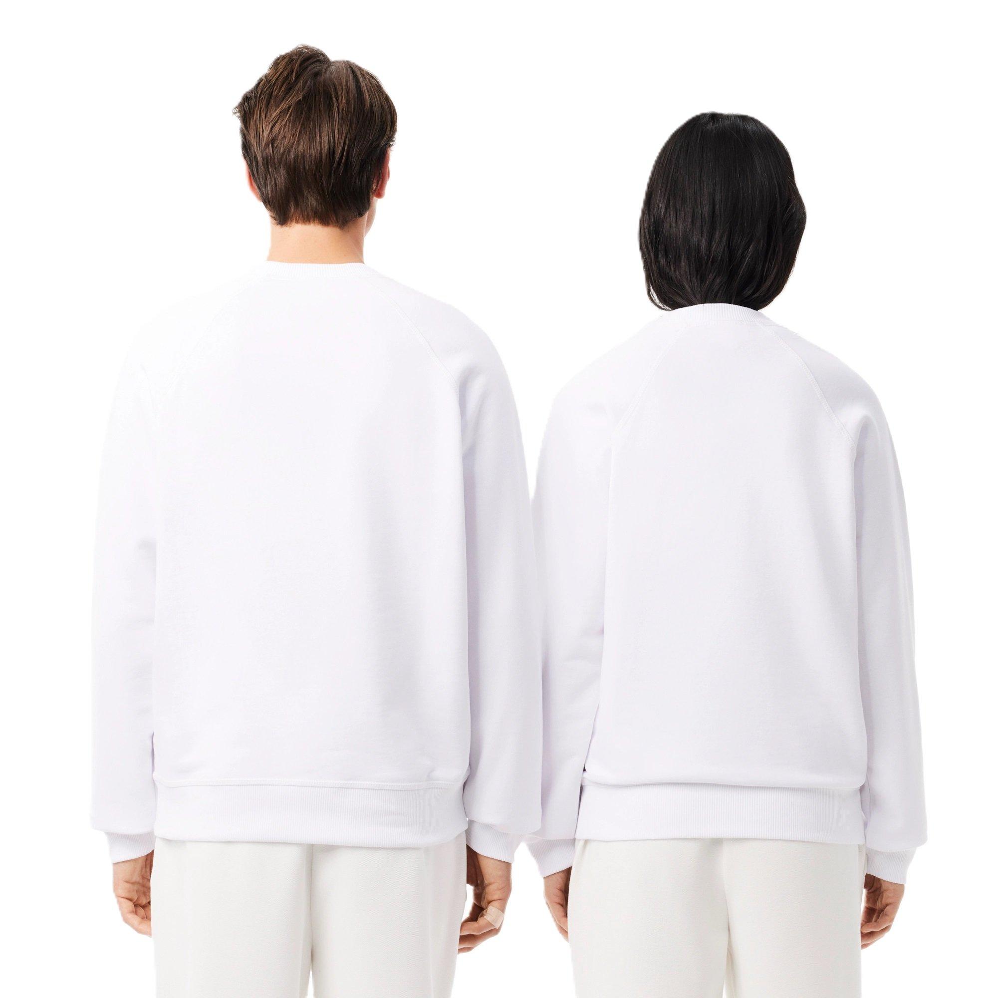 Branco - Lacoste - Men's Printed Crew Neck Jumper - 2