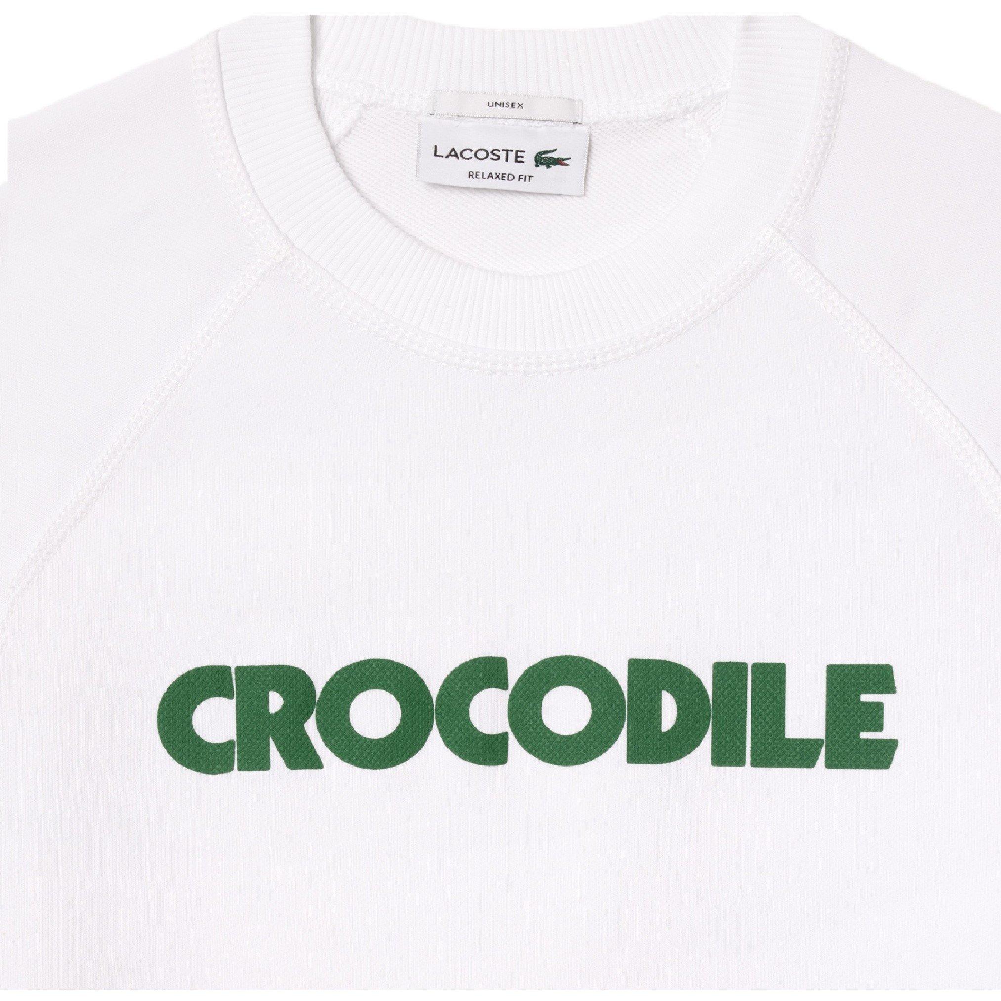 Branco - Lacoste - Men's Printed Crew Neck Jumper - 3