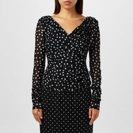 Dolce and Gabbana DG Polka Chiffon Tp Ld43