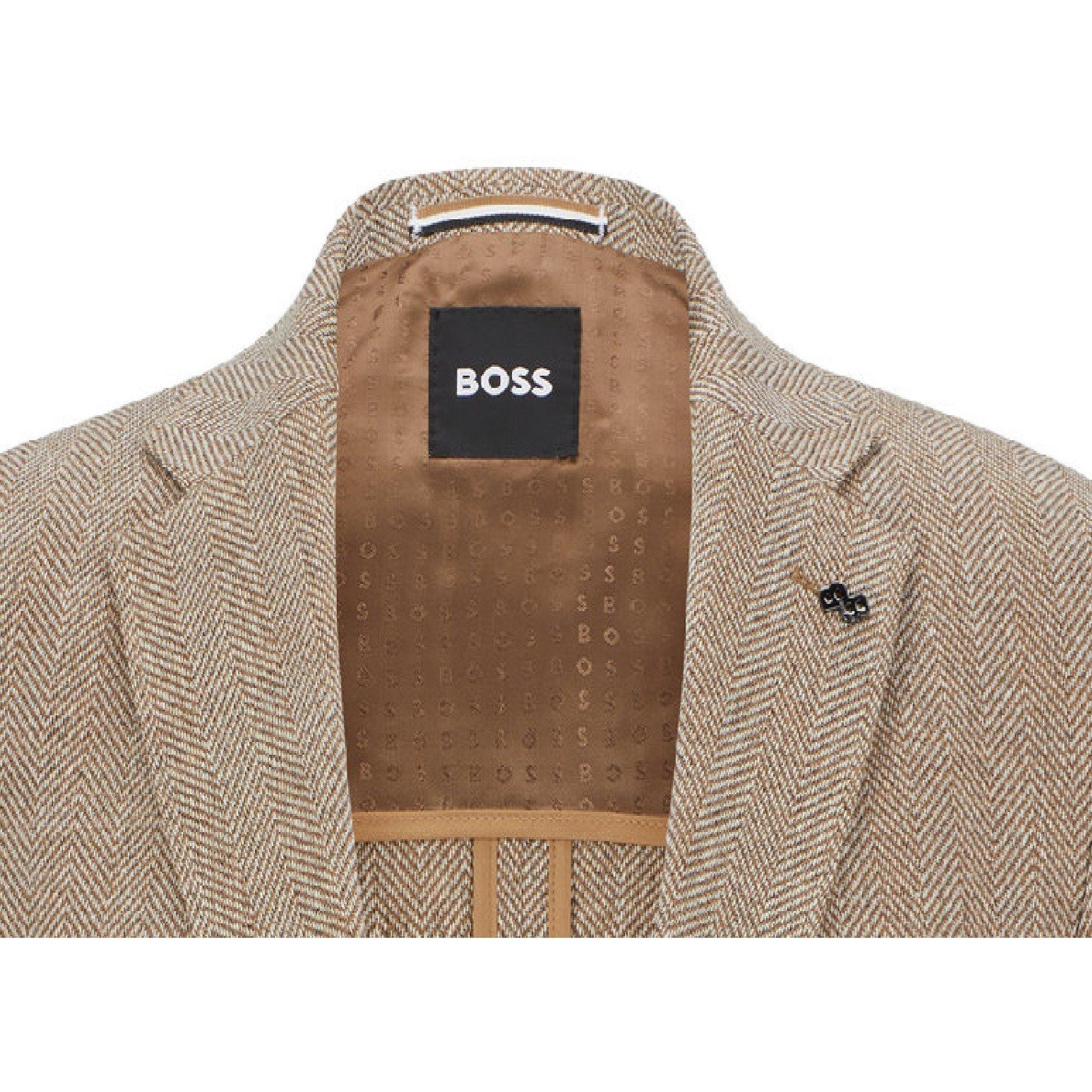 Medium Beige - Boss - H-Hutson-Elbow-233 10233784 01 Mens - 2