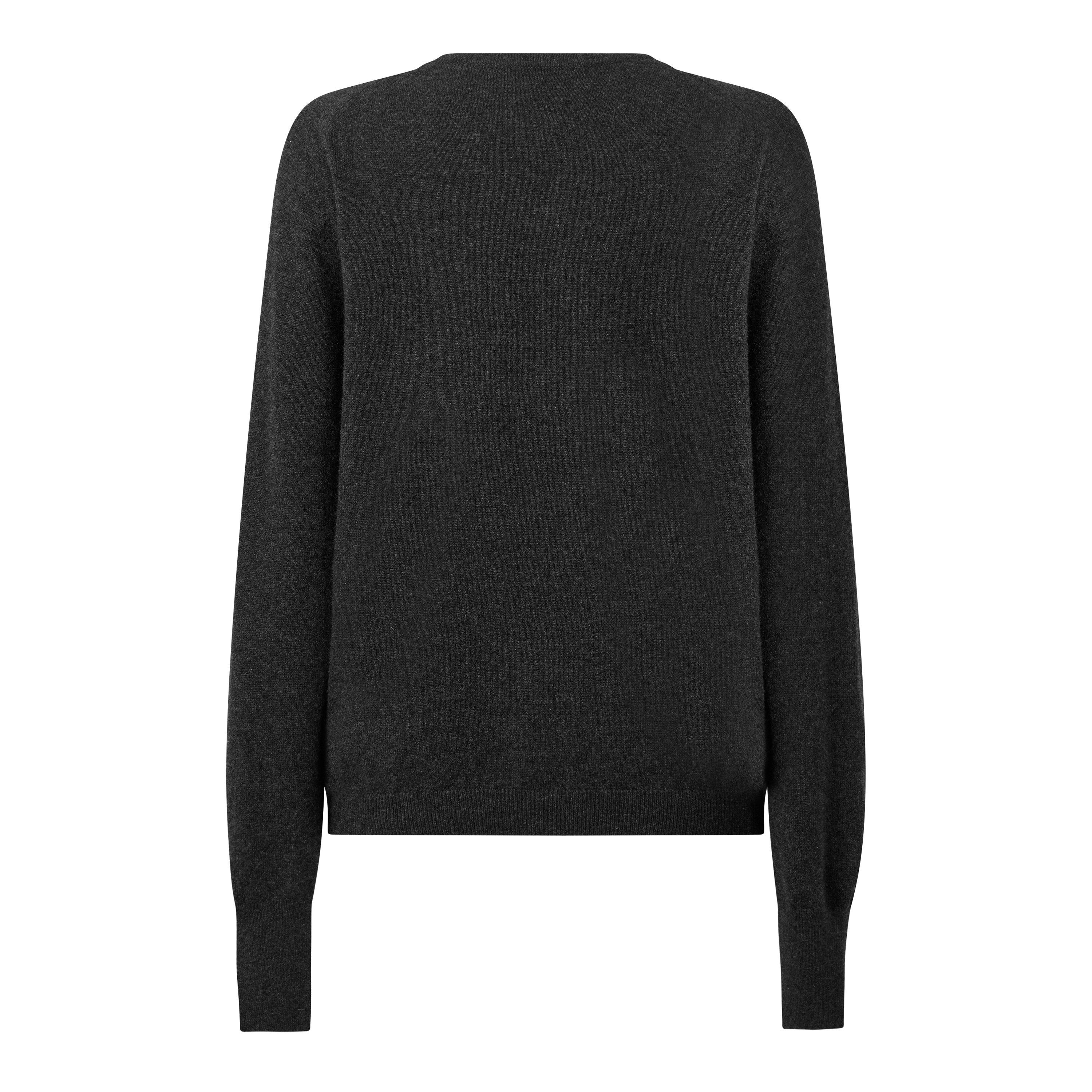 Dark Grey - Gucci - Gucci V Neck Knit Ld64 - 2