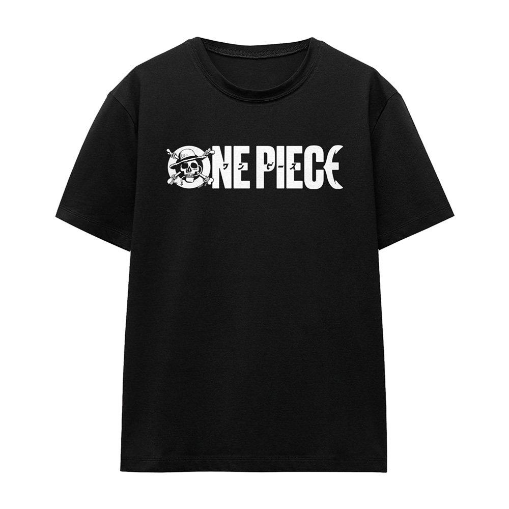 Black - One Piece - One Piece Mono Logo Ladies T Shirt Black - 4