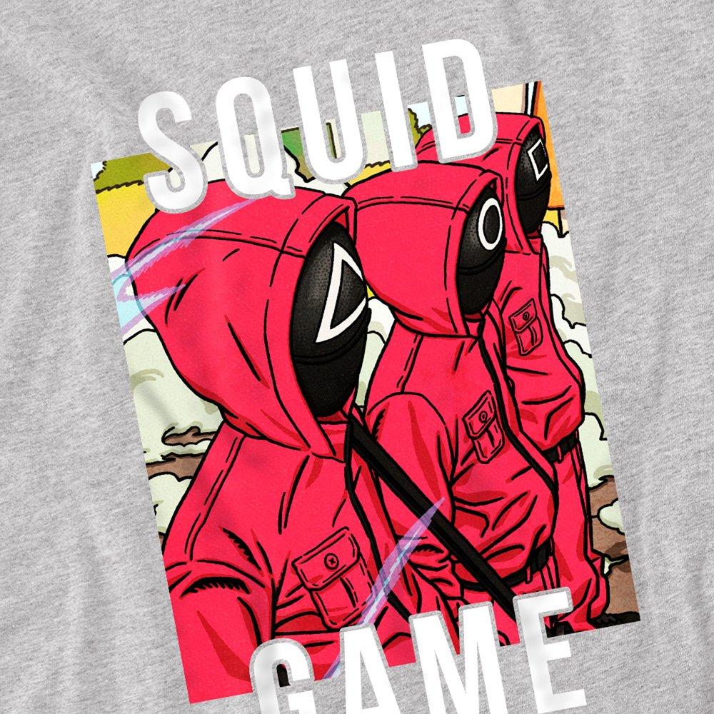 Grey - Squid Game - Squid Game - Season Three Guards Side Profile T-Sh - 2