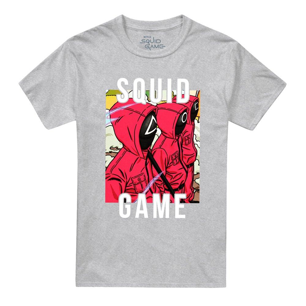 Grey - Squid Game - Squid Game - Season Three Guards Side Profile T-Sh - 4