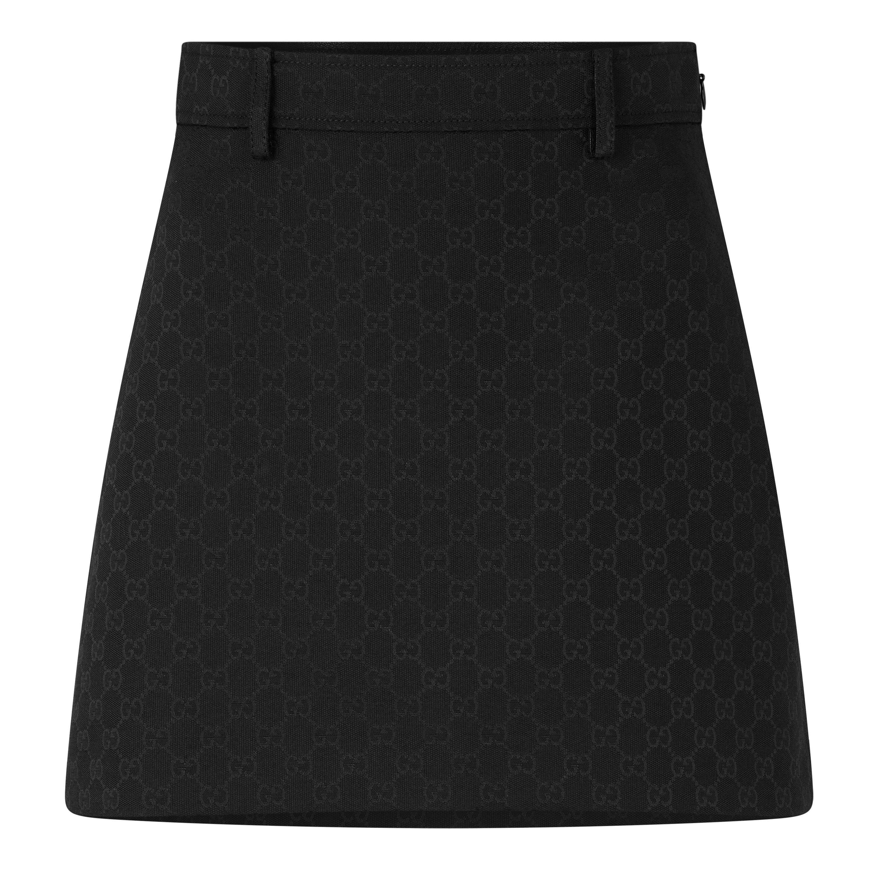 Black - Gucci - Gucci GG AOP Skirt Ld64 - 1