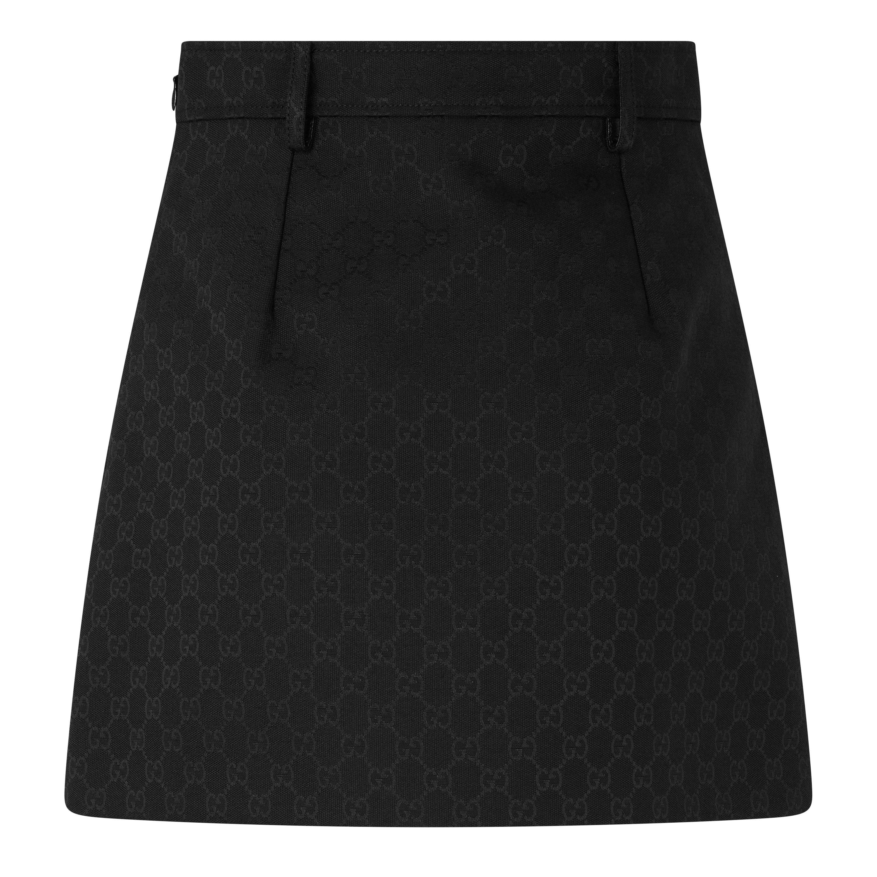 Black - Gucci - Gucci GG AOP Skirt Ld64 - 2