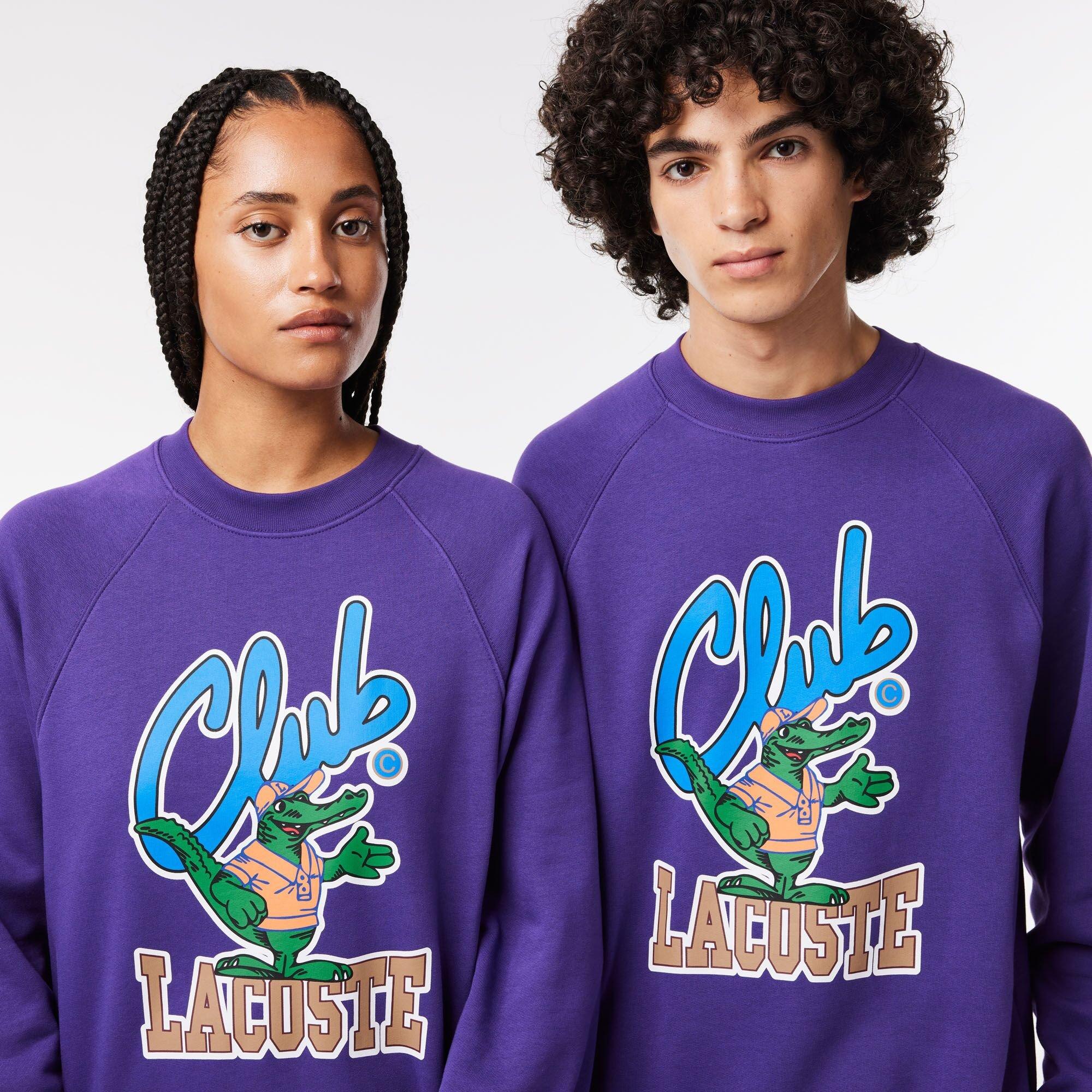 Acai - Lacoste - Men's Printed Crew Neck Jumper - 2