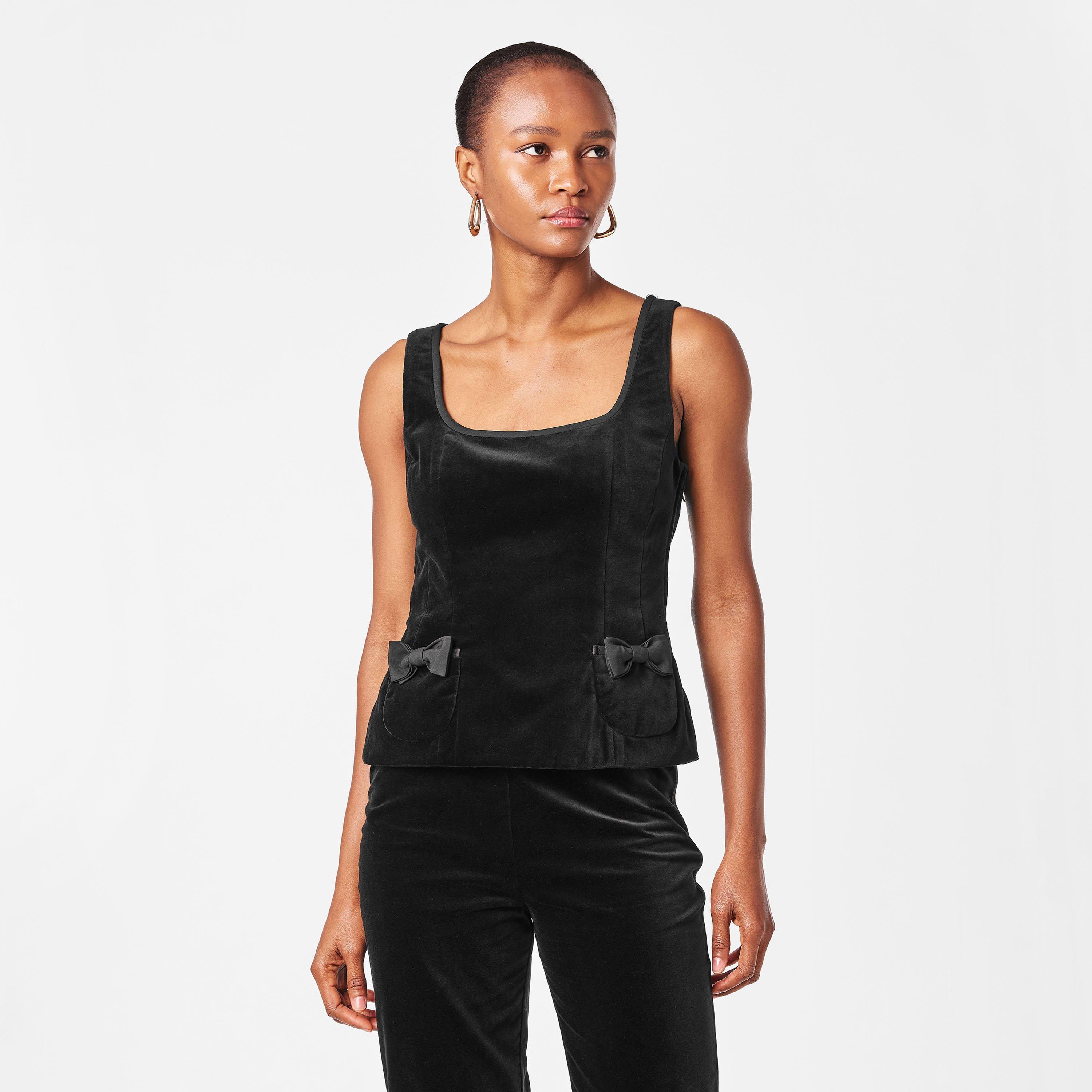 Black - Posse - Women's Quicy Corset Top - 3
