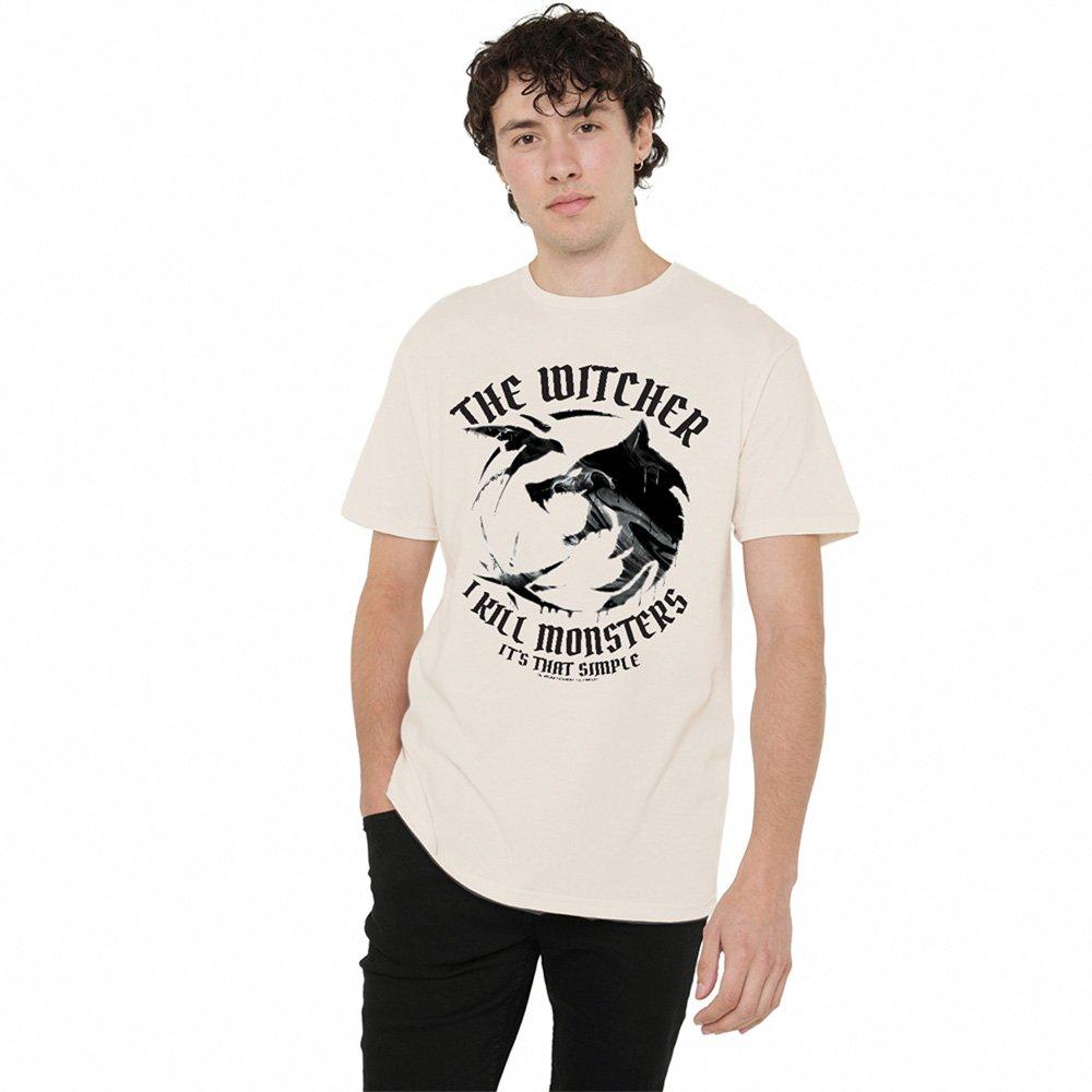 Beige - The Witcher - The Witcher - I Kill Monsters T-Shirt Natural - 1