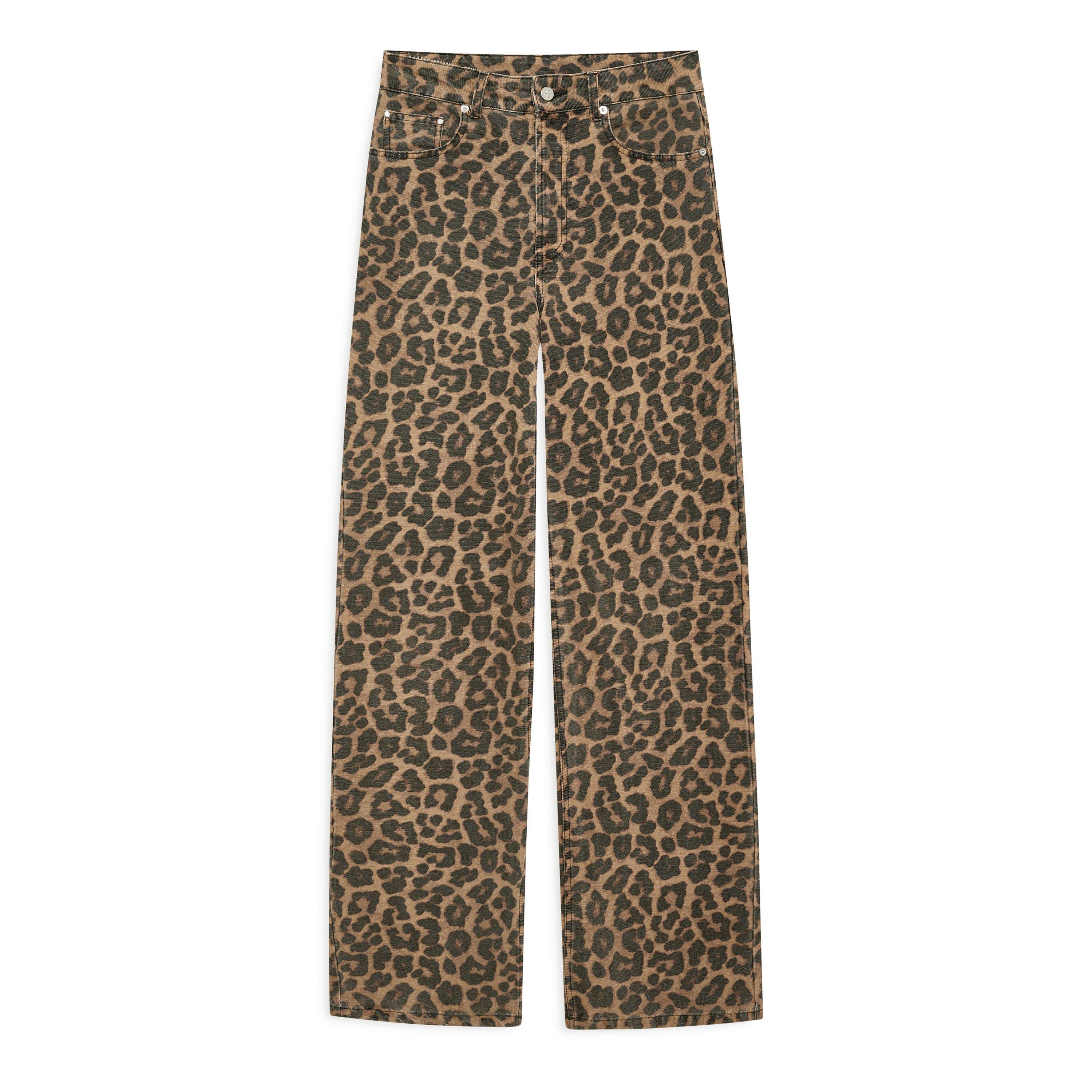 Leopard - Anine Bing - Womens Hugh Leopard Print Jeans - 1