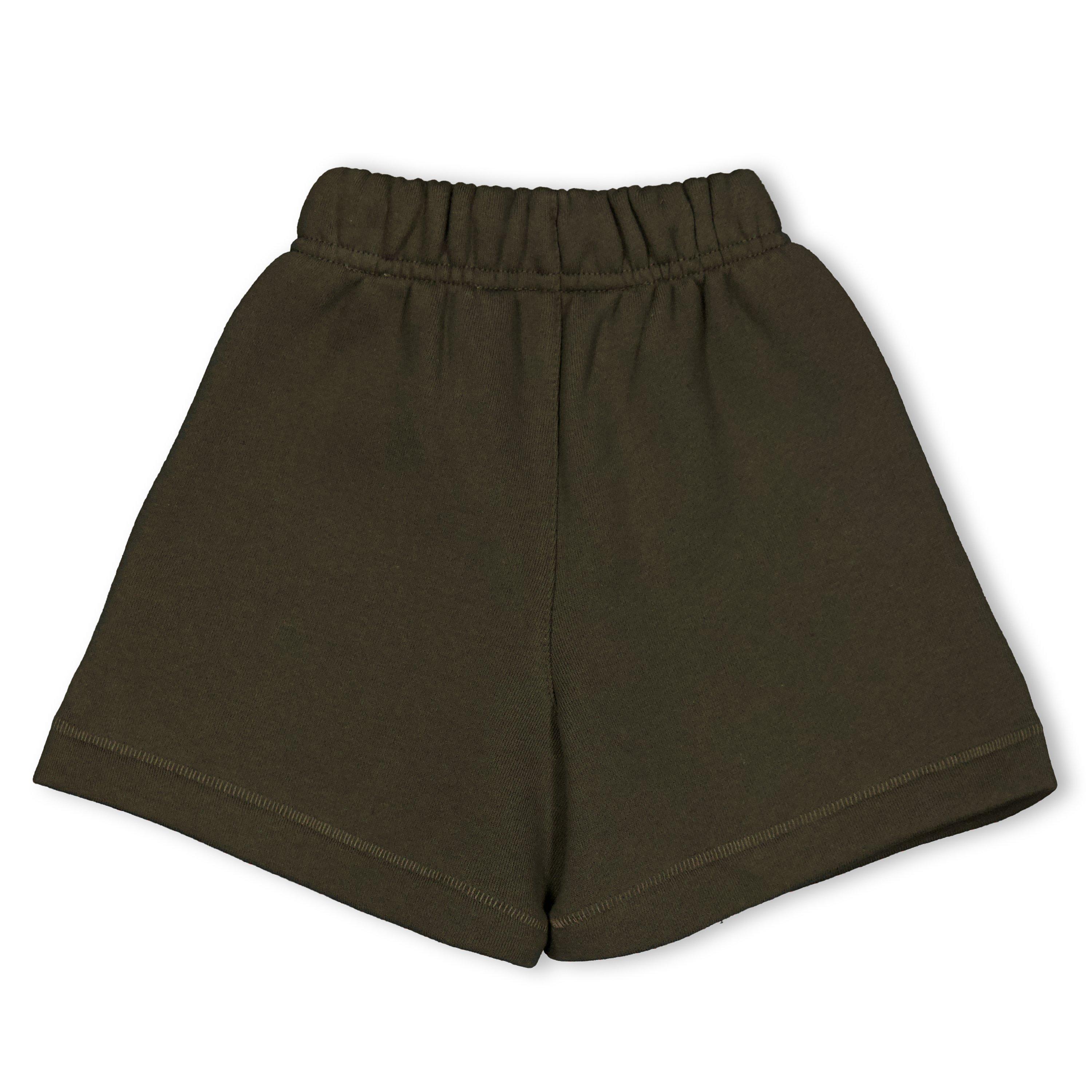 Off Black - Fear Of God Essentials - Unisex Kids' Fleece Jogger Shorts - 2