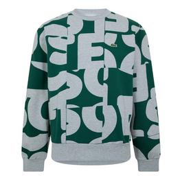 Lacoste Letter Print Sweatshirt