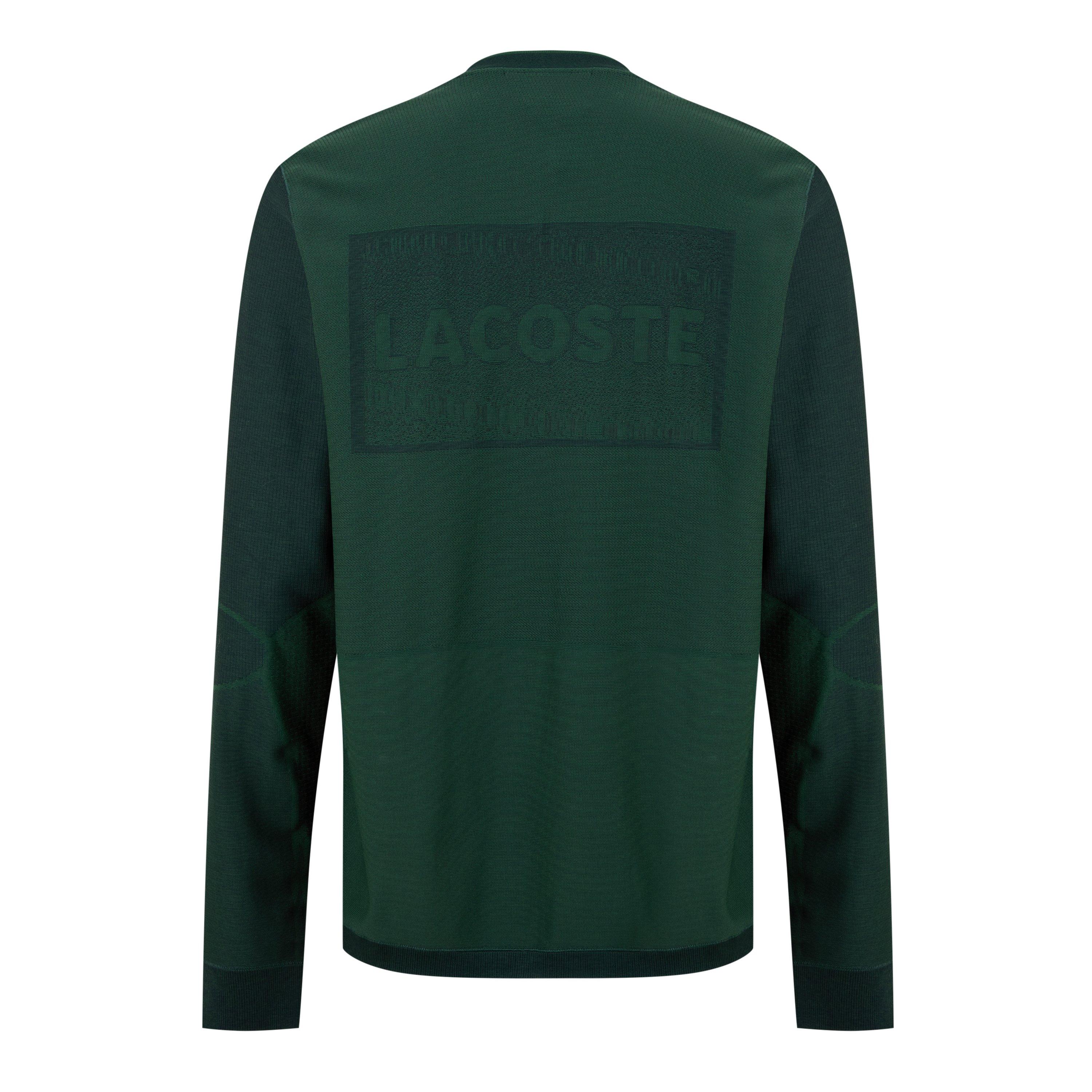 Verde/Negro - Lacoste - Men's Croc Logo Crew Neck Jumper - 2