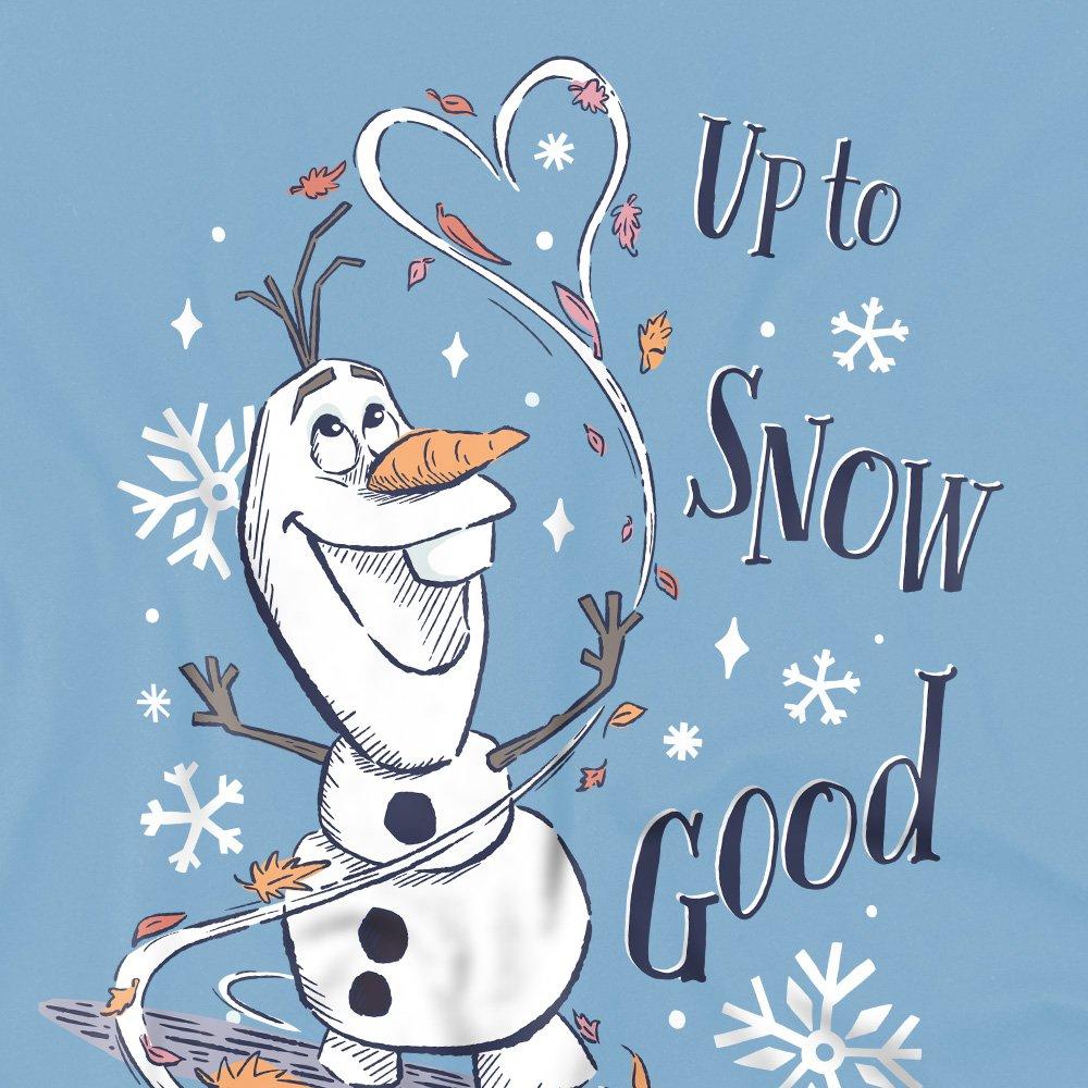Baby Blue - Disney - Olaf Up To Snow Good Girls T-Shirt Sky Blue - 2