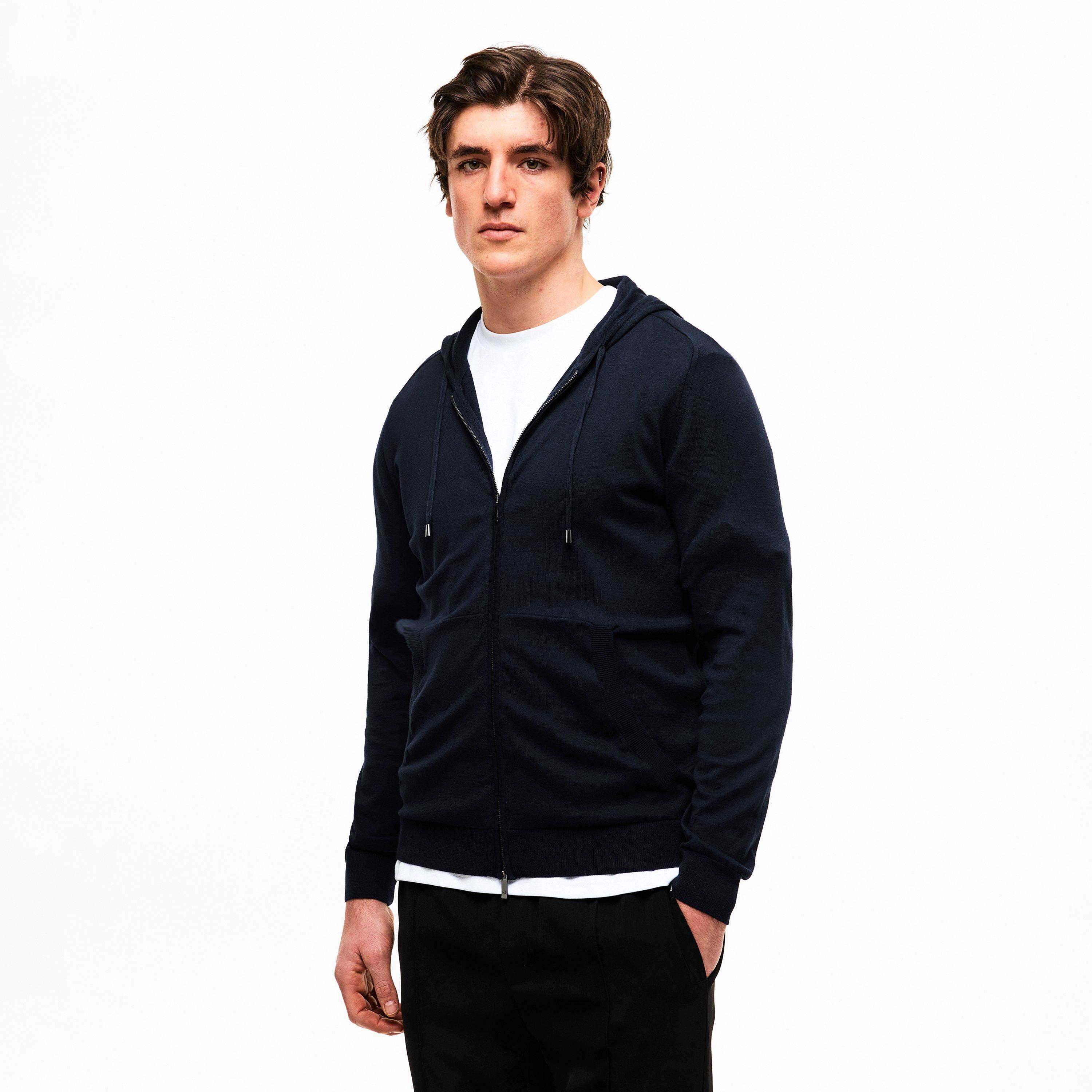 Navy 1 - Pal Zileri - Pal Knt Zip Hoody Sn62 - 3
