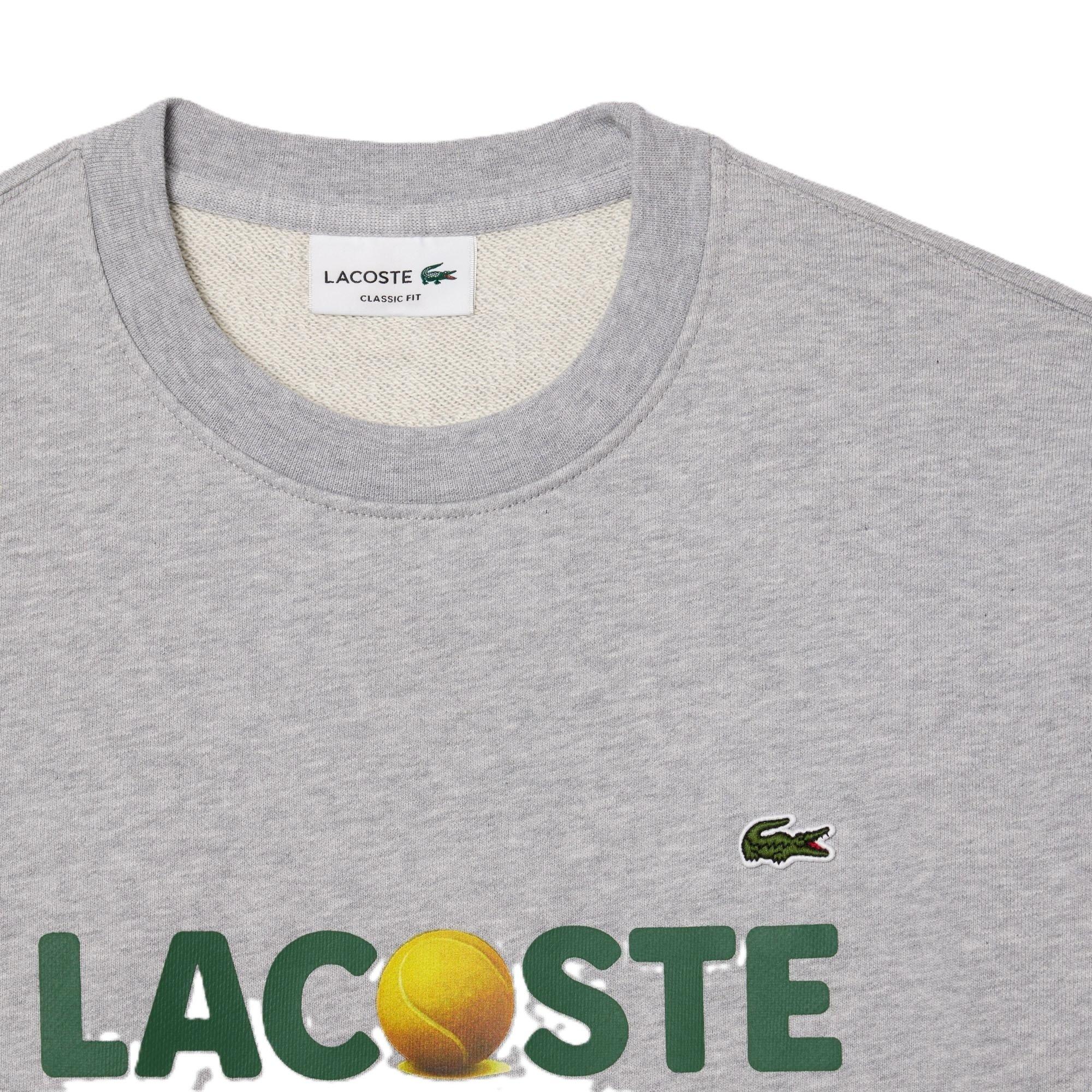 Silver Chine - Lacoste - Men's Logo Crew Neck Jumper - 3