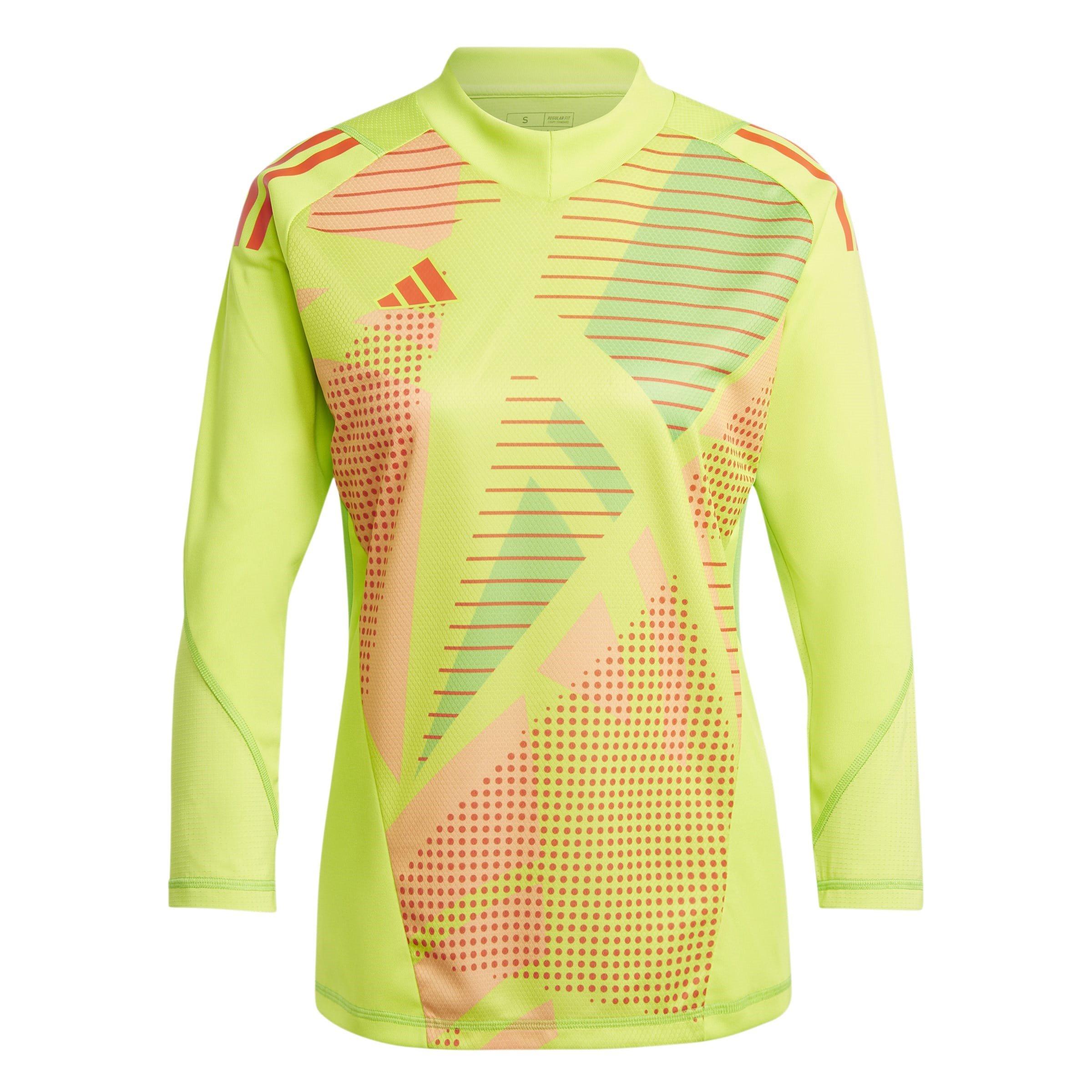 Adidas Women's 24 Pro Long Sleeve Goalkeeper Shirt - Solar Yellow - 16 (XL)