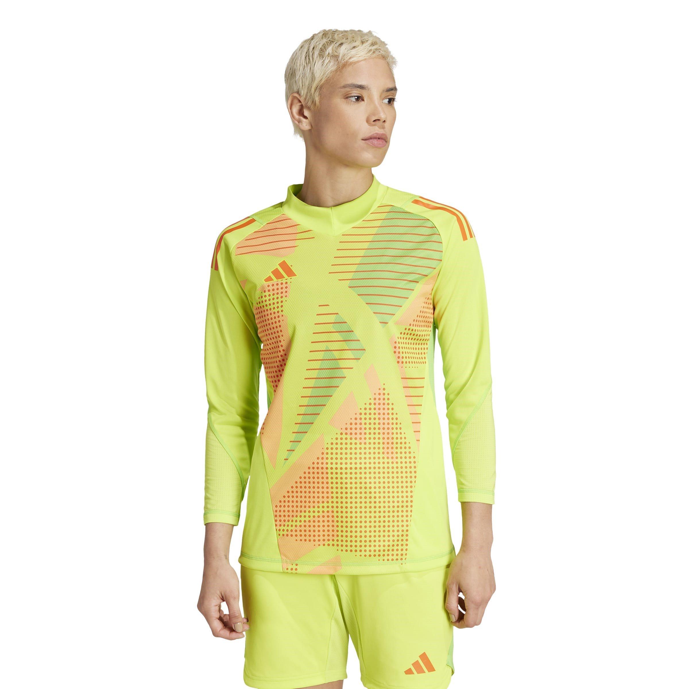 Amarelo Solar - adidas - 24 Pro Long Sleeve Goalkeeper Shirt Womens - 3