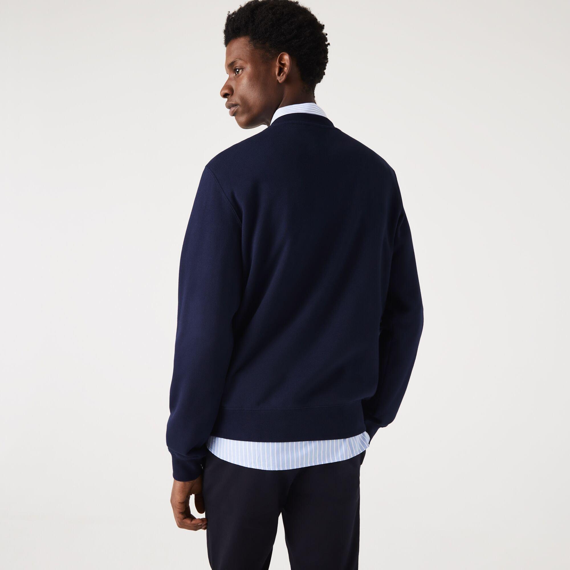 Bleu marine - Lacoste - Men's Crew Neck Jumper - 2