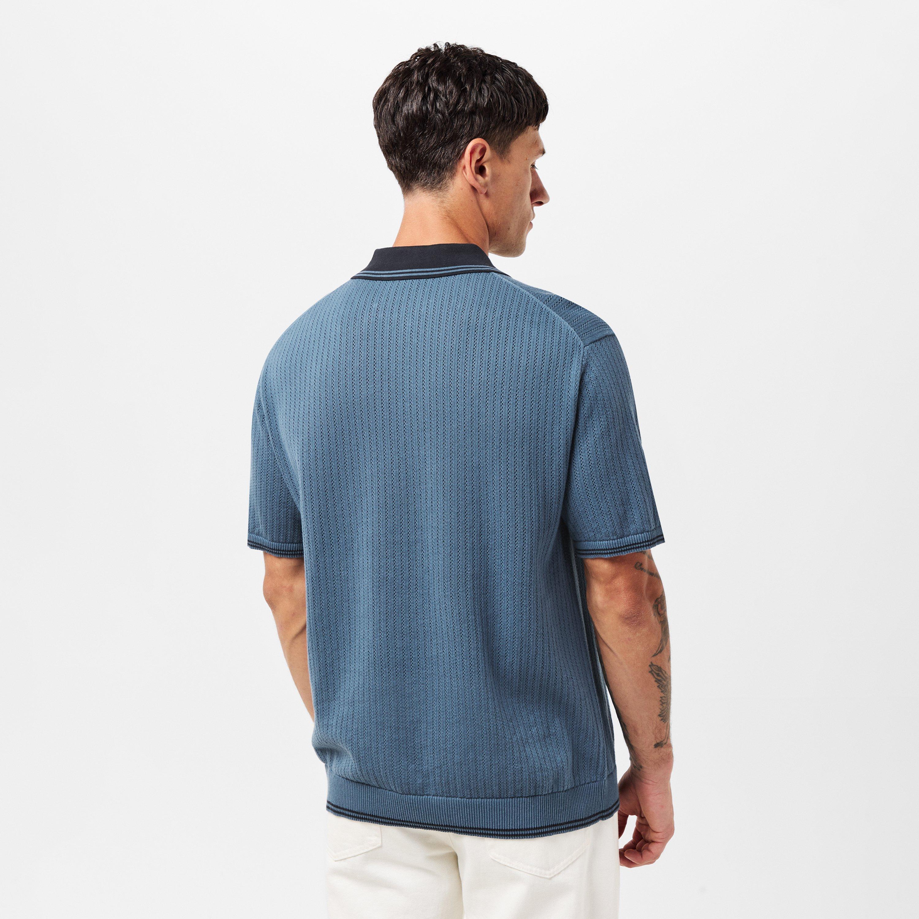 Blue 44 - PS Paul Smith - Men's Knitted Crew Neck Jumper - 4