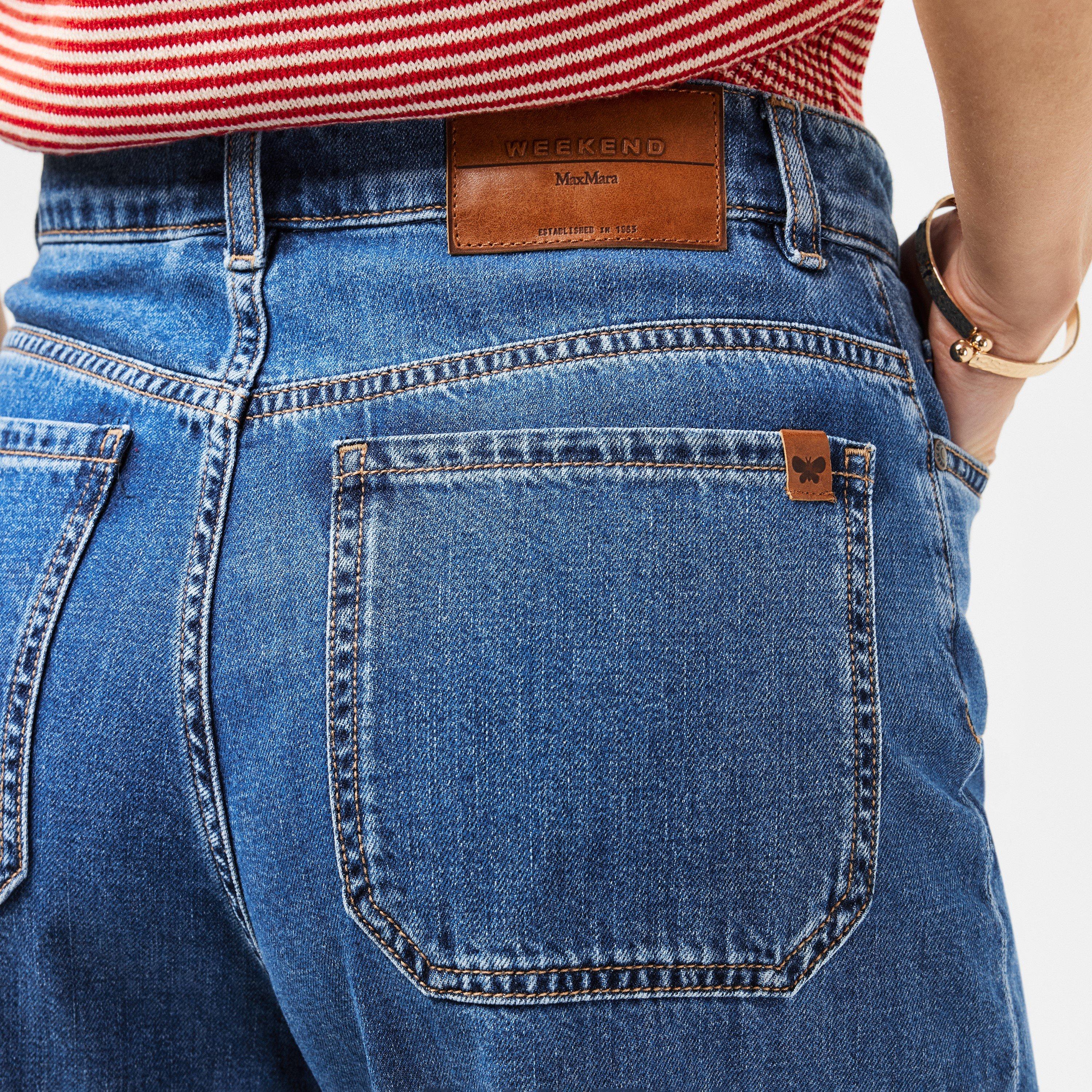 Blu - Weekend Max Mara - Women's Relaxed Wide Leg Jeans - 5