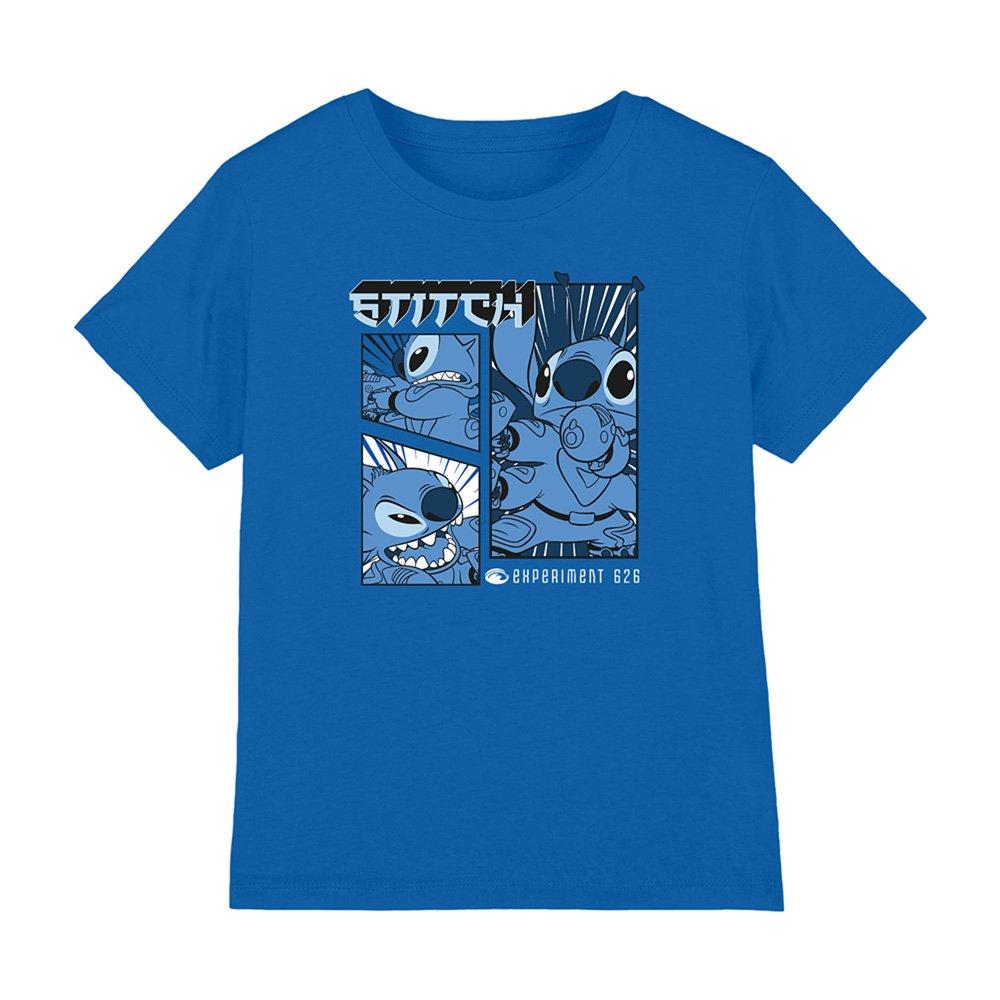 Royal - Disney - Lilo&Stitch Space Comic Boys T-Shirt Royal Blue - 1