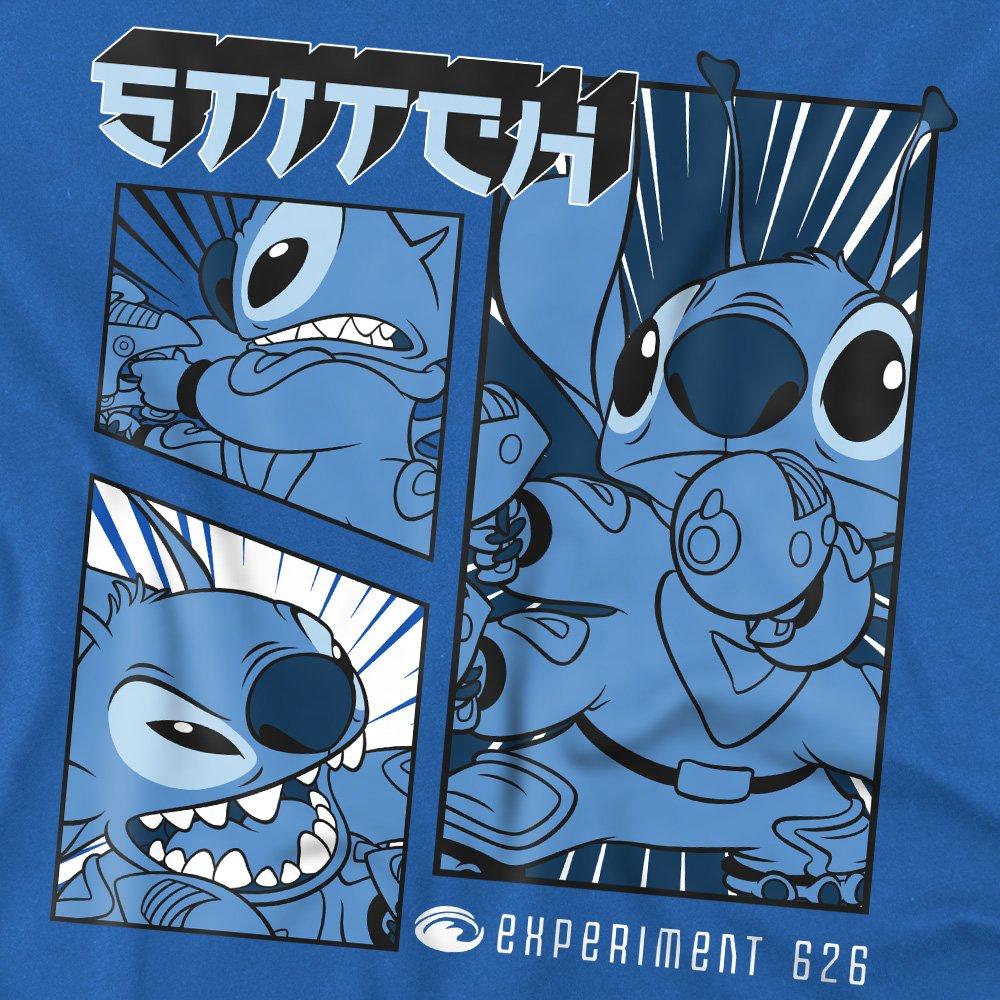 Royal - Disney - Lilo&Stitch Space Comic Boys T-Shirt Royal Blue - 2