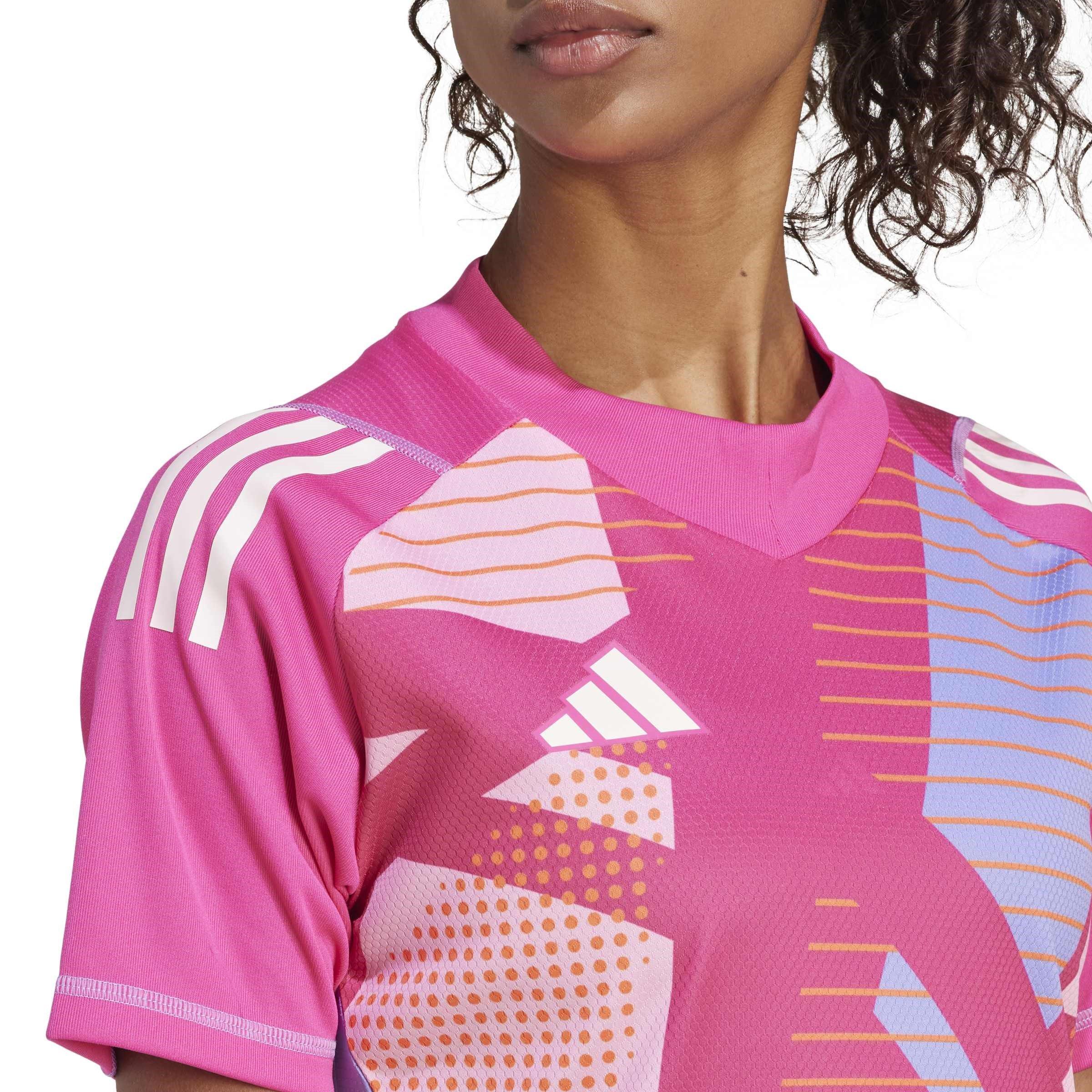 Real Magenta - adidas - Tiro 24 Pro Short Sleeve Goalkeeper Jersey - 6
