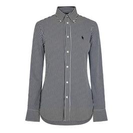 Polo Ralph Lauren Knit Oxford Striped Shirt