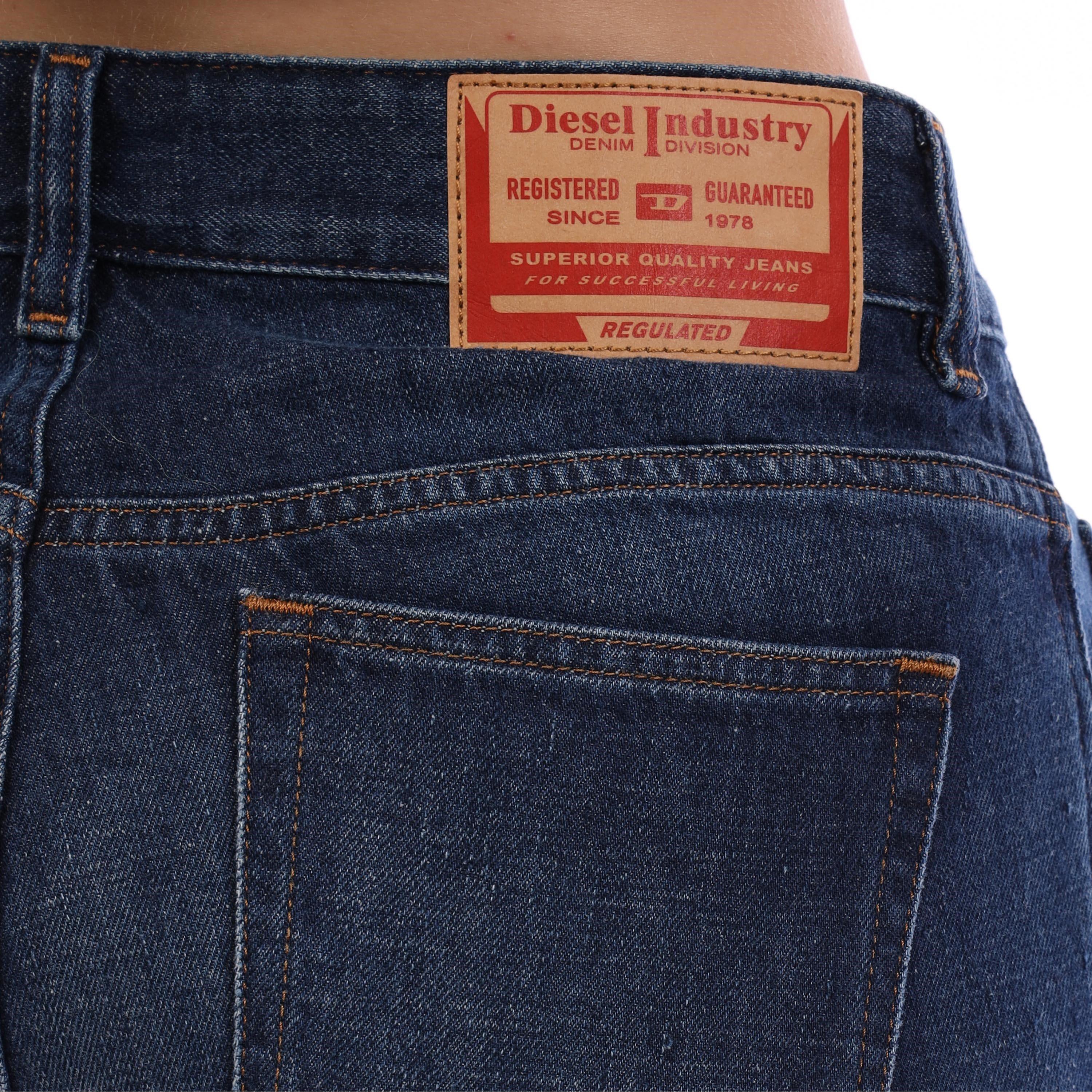 Blue Denim - Diesel - Women's Denim Shorts - 6