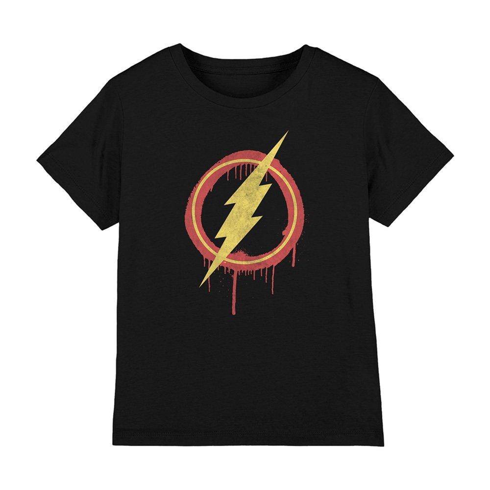 Black - Flash - The Flash Spray T-Shirt Black - 1