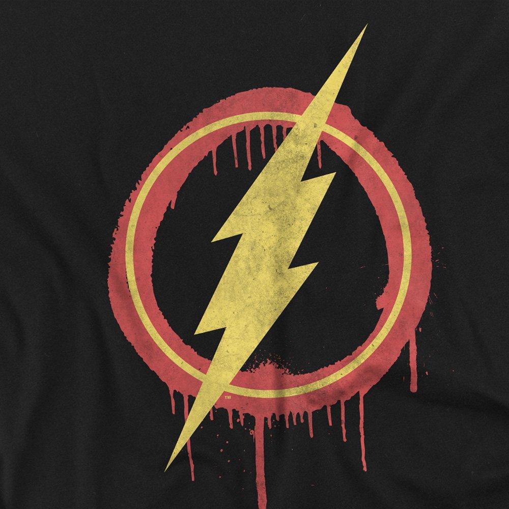 Black - Flash - The Flash Spray T-Shirt Black - 2