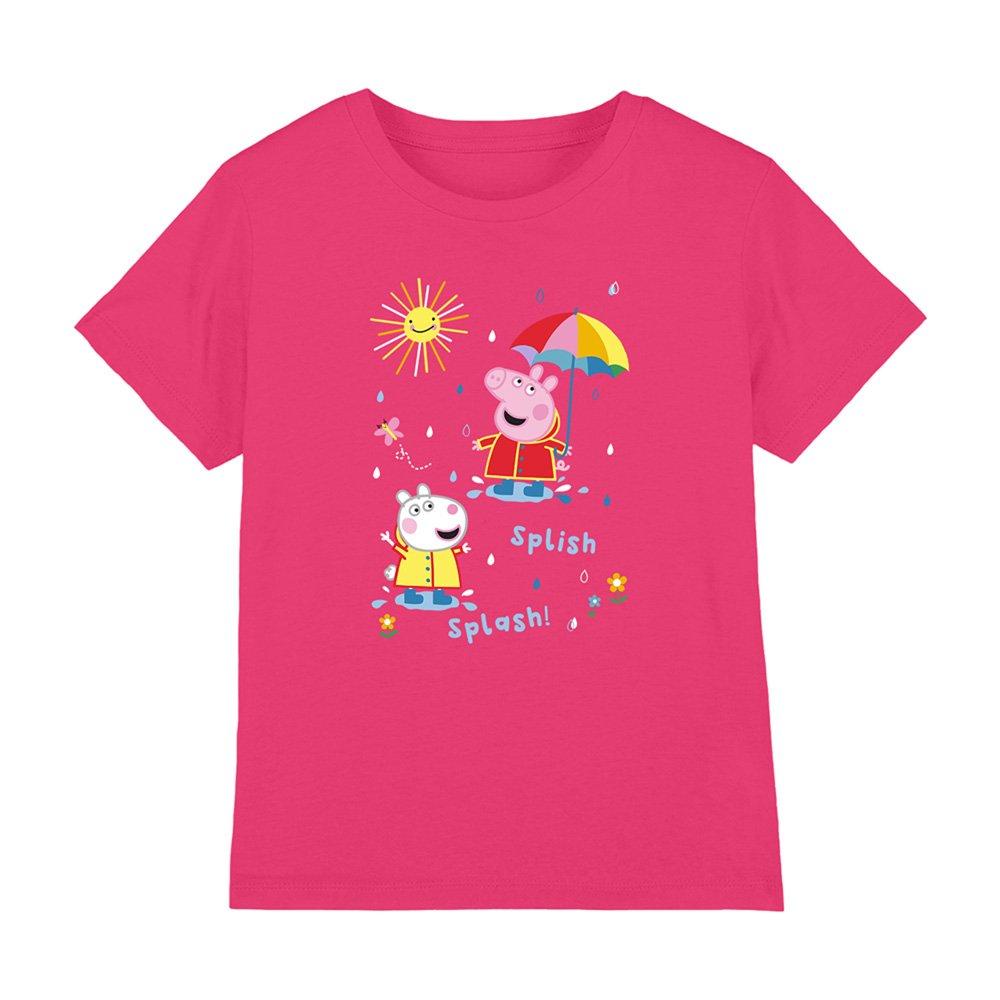 Fuchsia - Peppa Pig - Rainy Day T-Shirt - 1