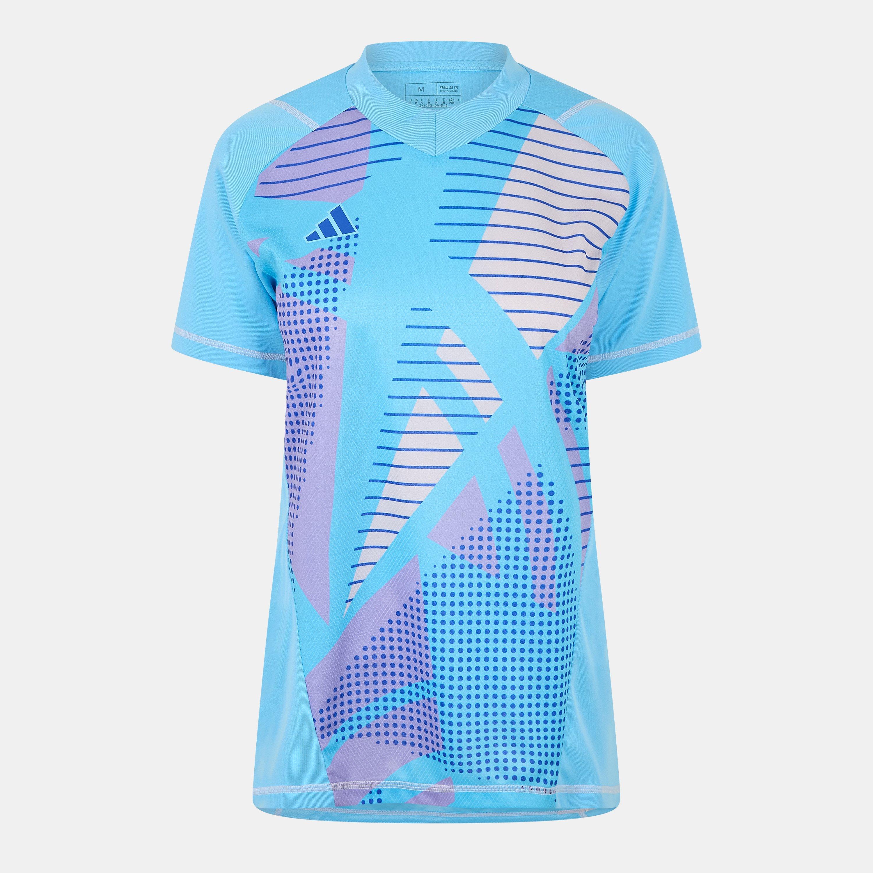 Semi Blue Burst - adidas - Women's Licensed Short-Sleeve T-Shirt - 1