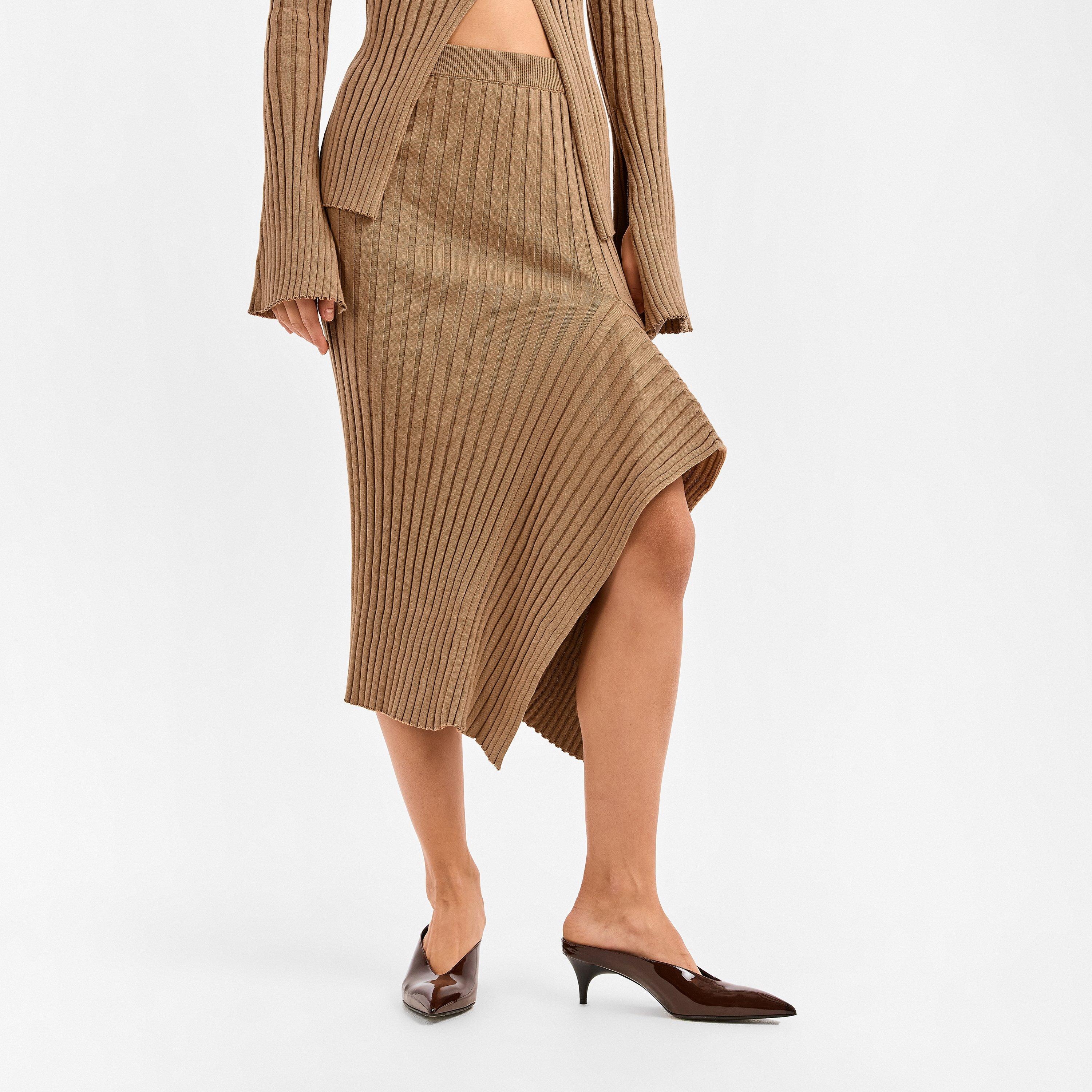 Caramel - Stella McCartney - Stella Ribbed Skrt Ld62 - 3