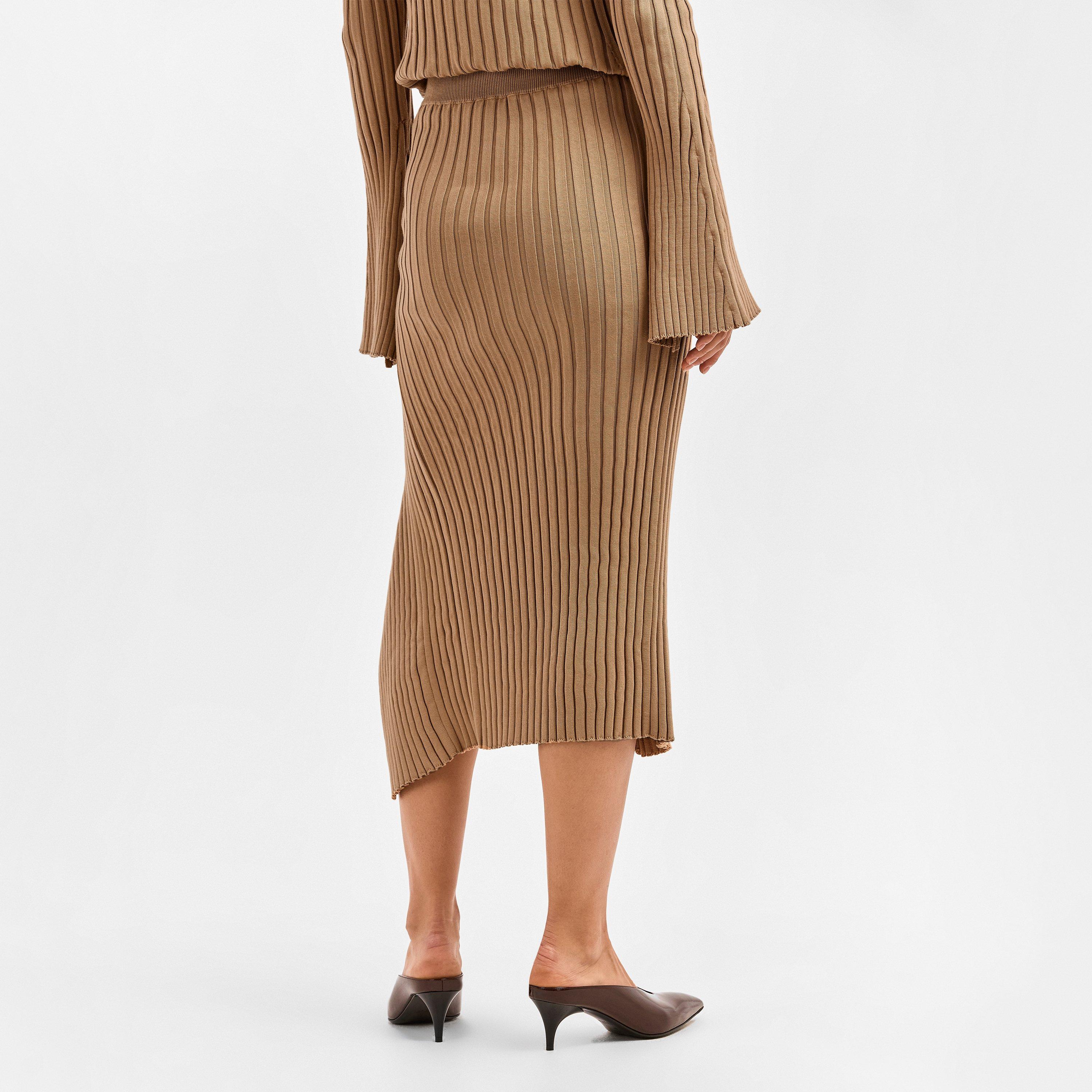 Caramel - Stella McCartney - Stella Ribbed Skrt Ld62 - 4