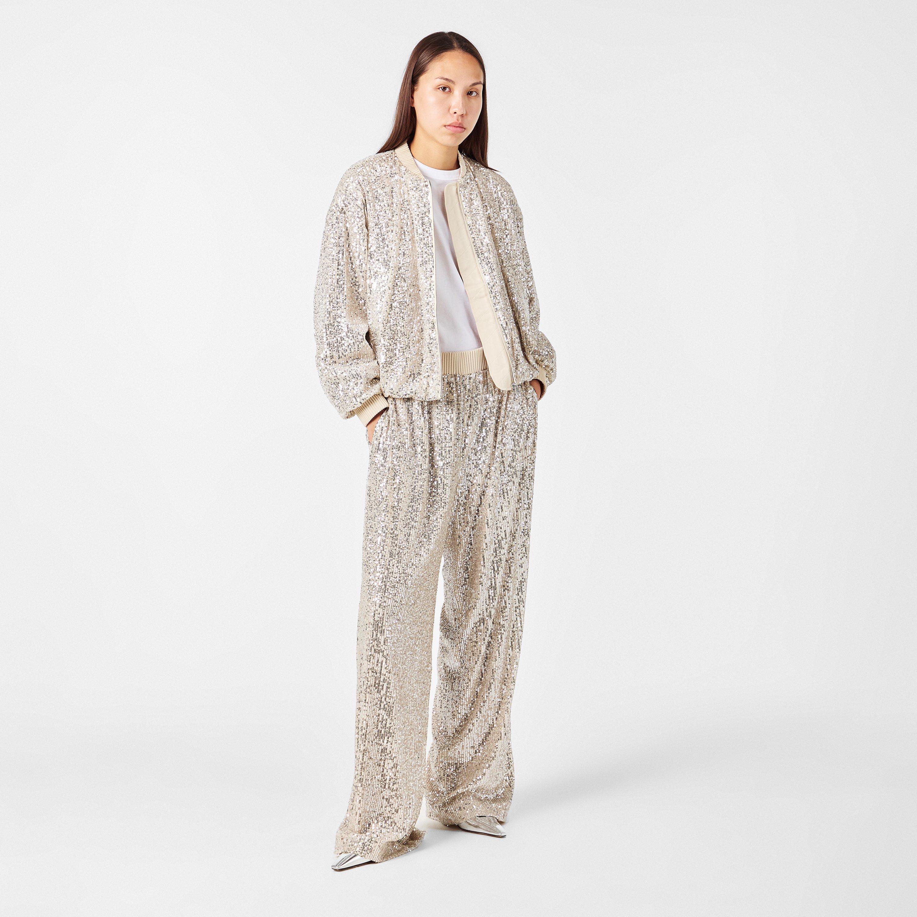 Open Beige 280 - Boss - Women's Tilloi Palazzo Trousers - 6