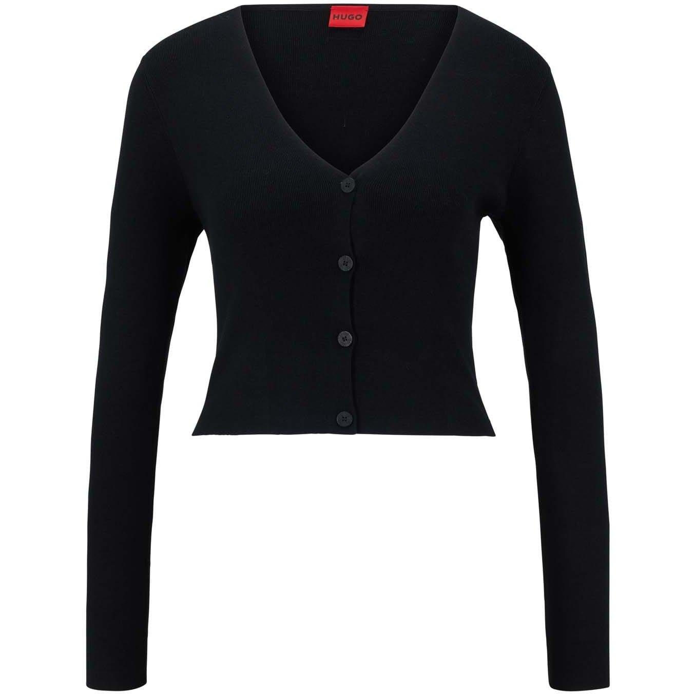 Black - Hugo - Hugo Sanderin 10247854 01 Cardigan Womens