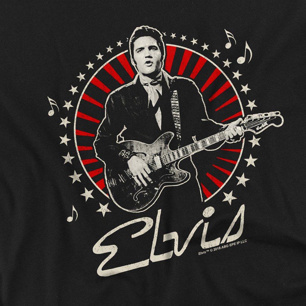 Black - Elvis Presley - Elvis Presley Stars Kids T-Shirt Black - 2