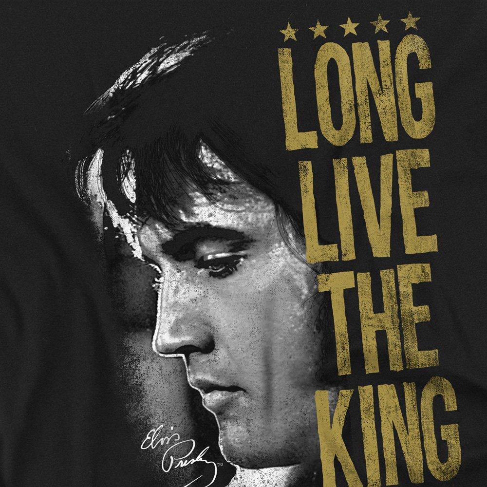 Black - Elvis Presley - Long Live The King T-Shirt Black - 2