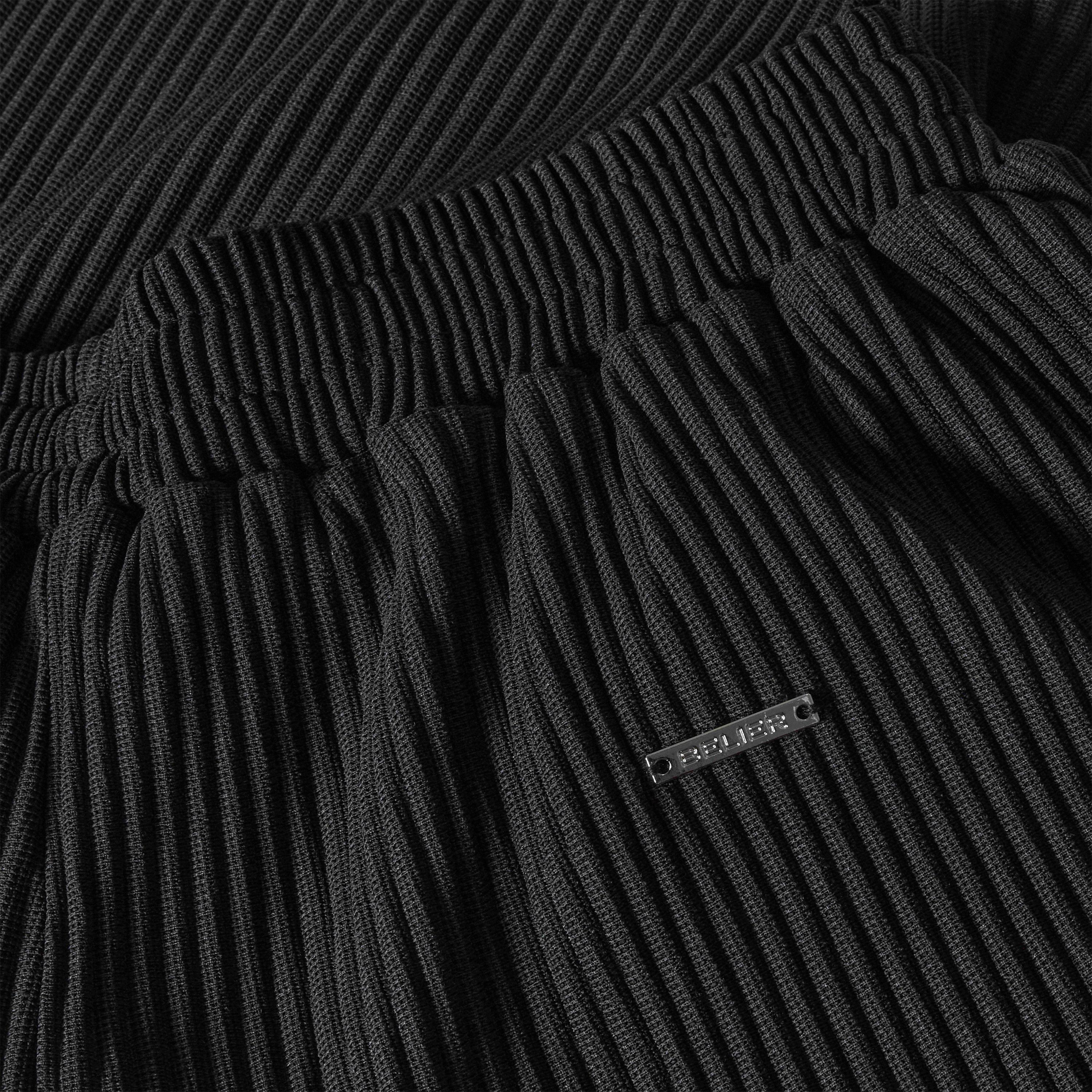 Black - BELIER - BELIER Pleated Short Sn63 - 3