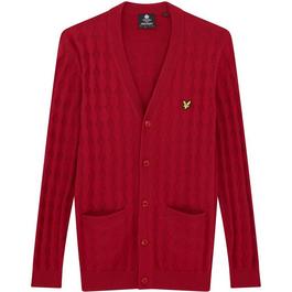 Lyle and Scott Knit Cardigan Mens