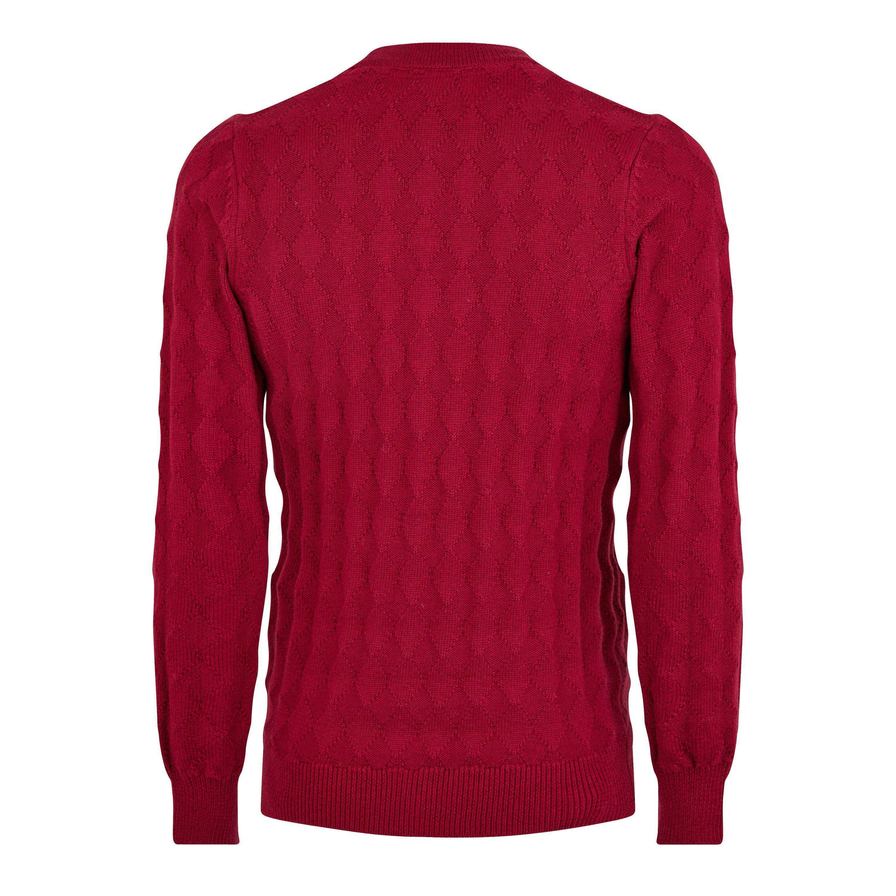 Tunnel Red - Lyle and Scott - Long-Sleeve Knitted Cardigan - 6