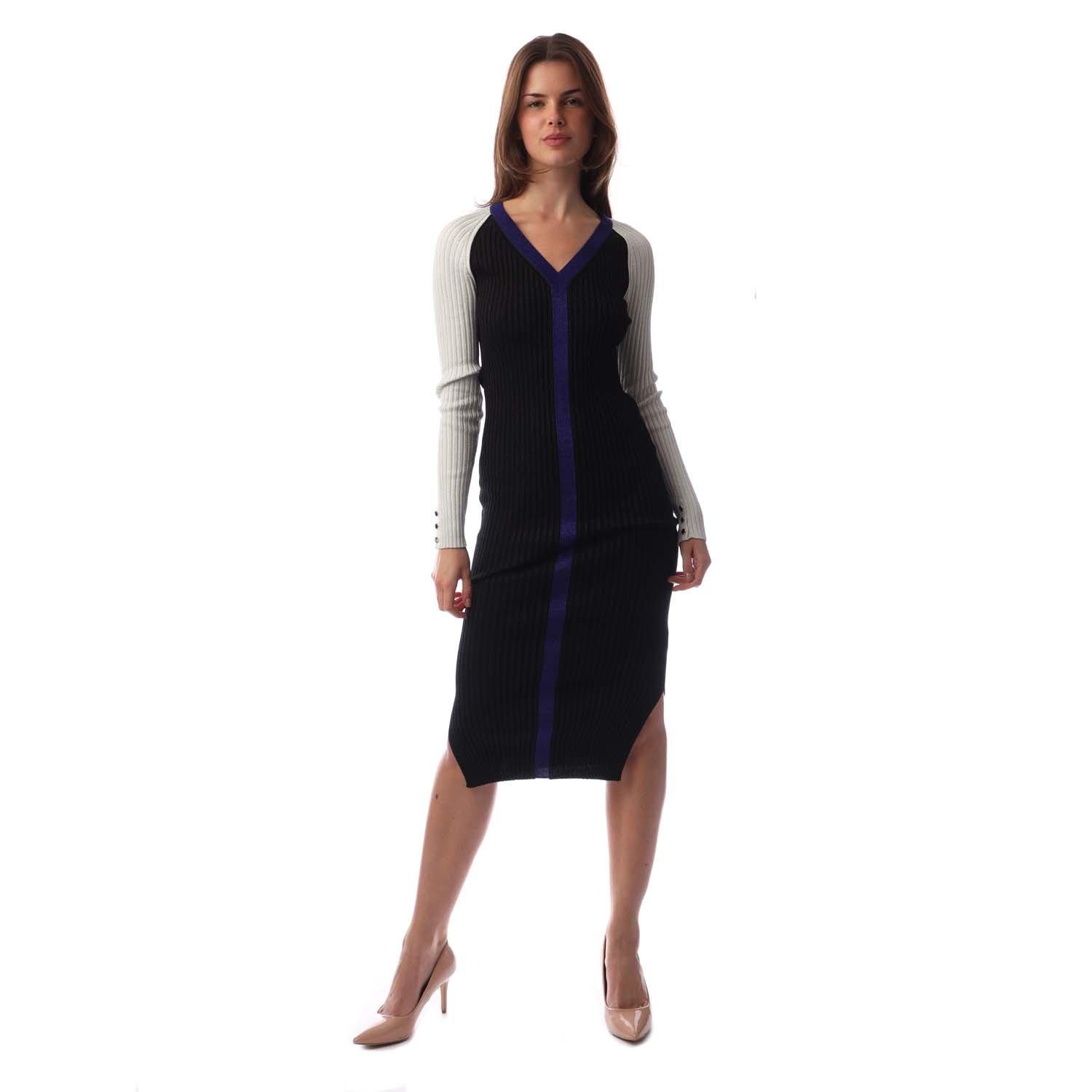 Open Misc - Boss - Long Sleeve Knitted Bodycon Dress - 1