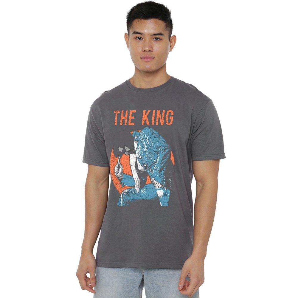 Charcoal - Elvis Presley - Elvis Presleymic In Hand T-Shirt Charcoal - 1