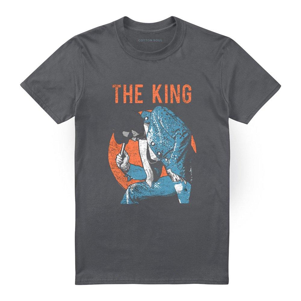 Charcoal - Elvis Presley - Elvis Presleymic In Hand T-Shirt Charcoal - 4